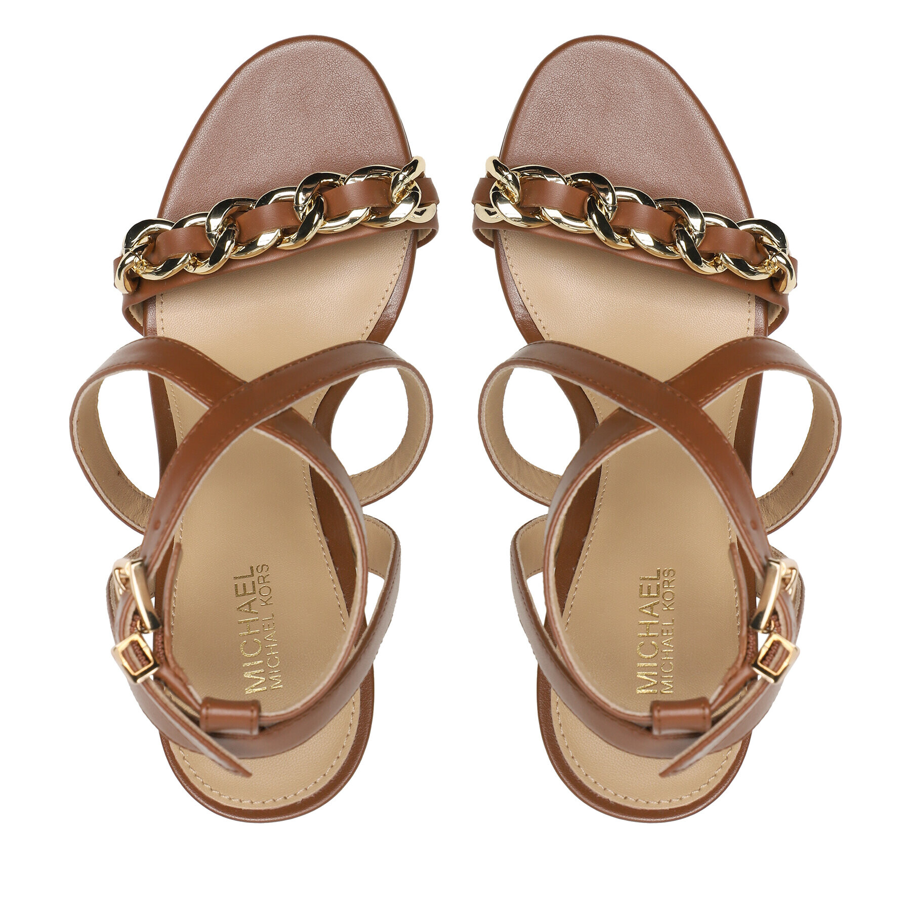 MICHAEL Michael Kors Sandály Asha Sandal 40S3ASHS3L Hnědá - Pepit.cz