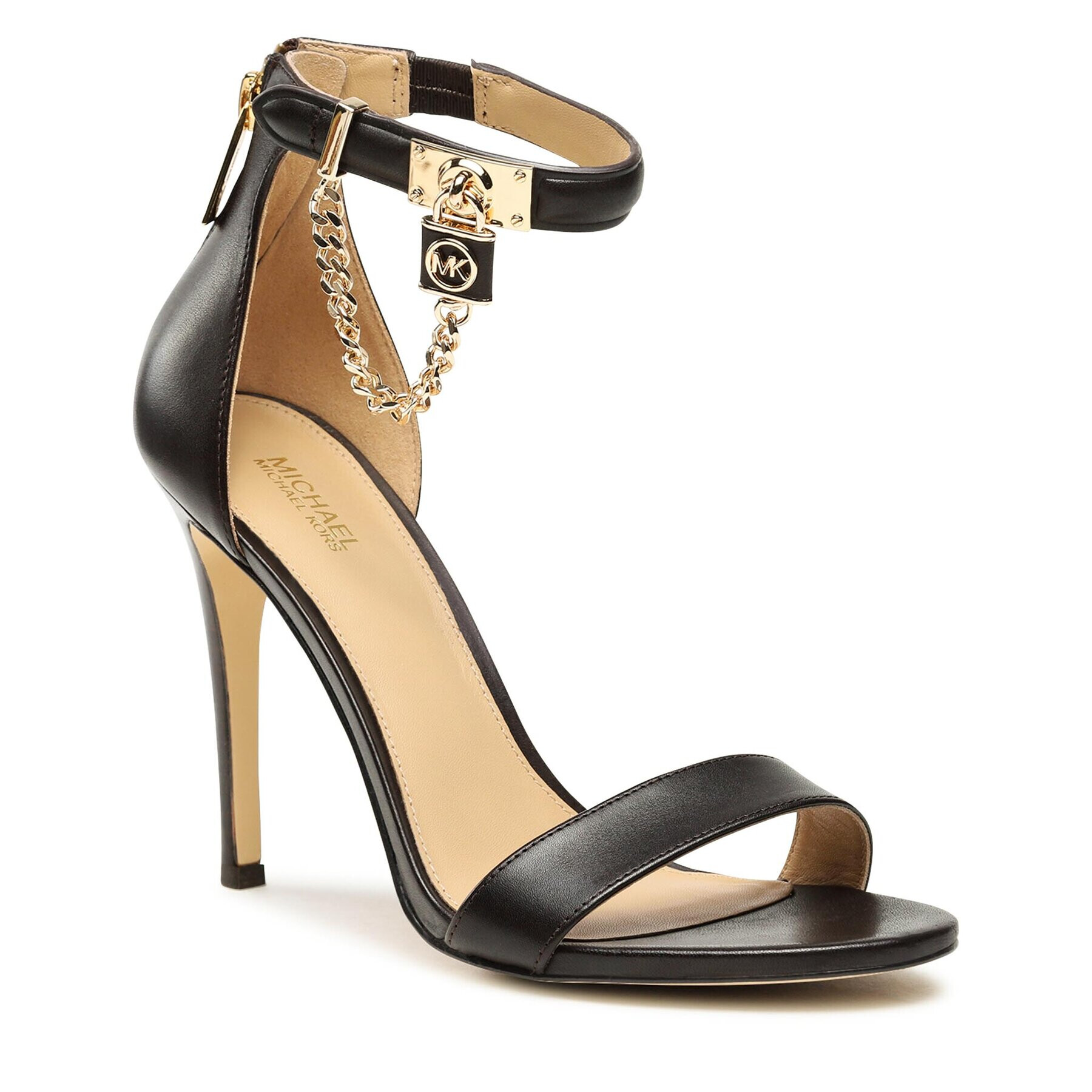 MICHAEL Michael Kors Sandály Hamilton Heeled Sandal 40F3HAHS1L Hnědá - Pepit.cz