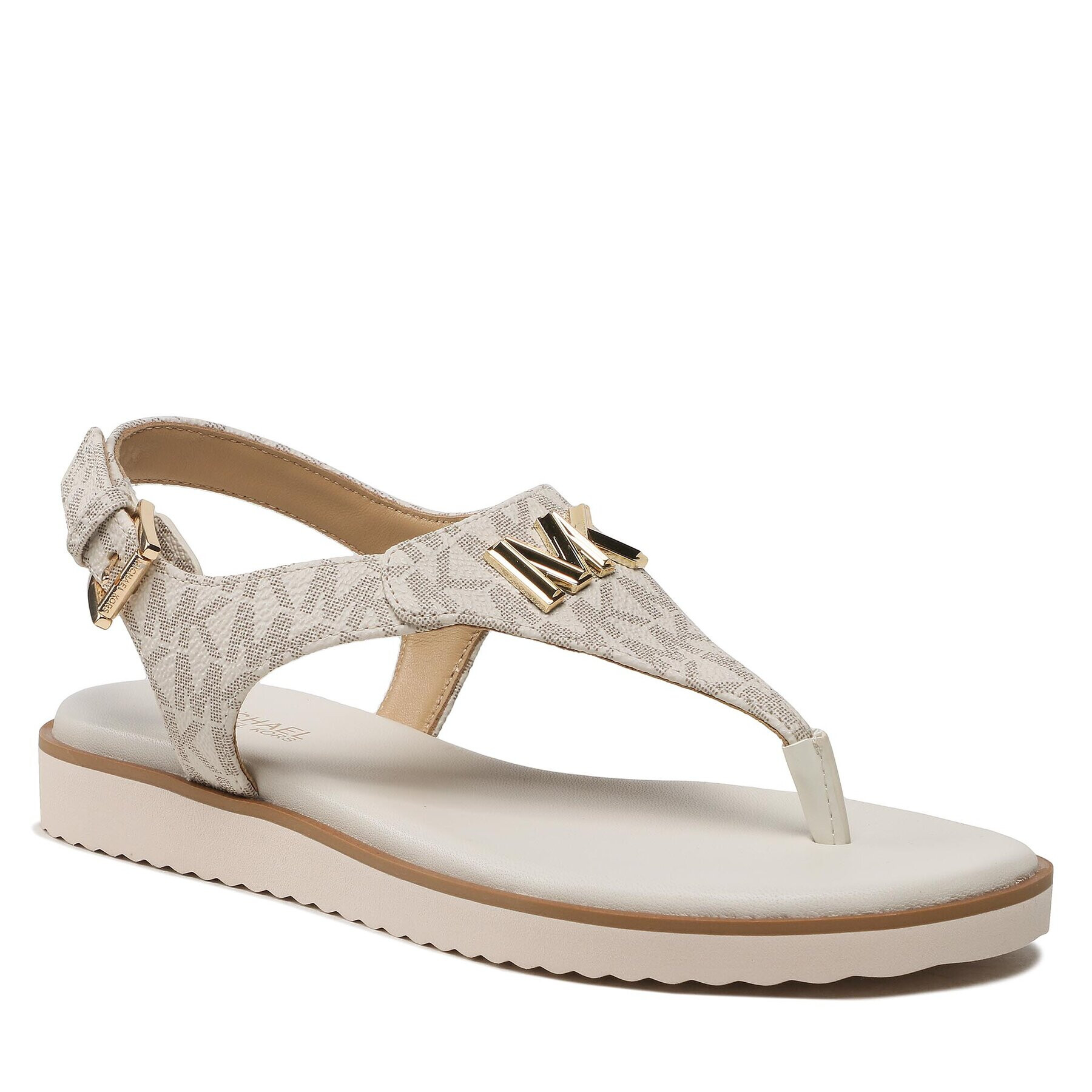 MICHAEL Michael Kors Sandály Jilly Flat Sandal 40S2JLFAAB Écru - Pepit.cz