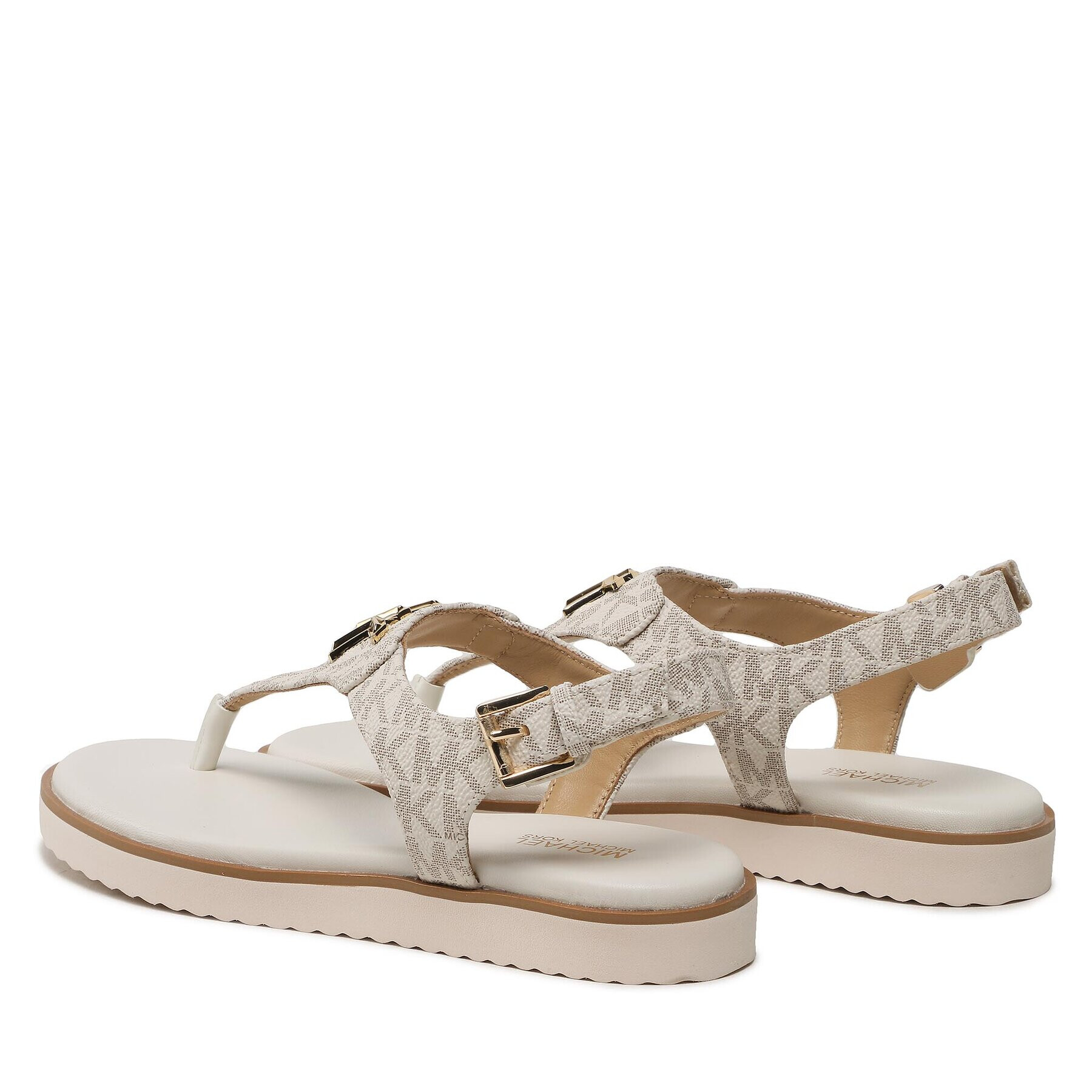 MICHAEL Michael Kors Sandály Jilly Flat Sandal 40S2JLFAAB Écru - Pepit.cz