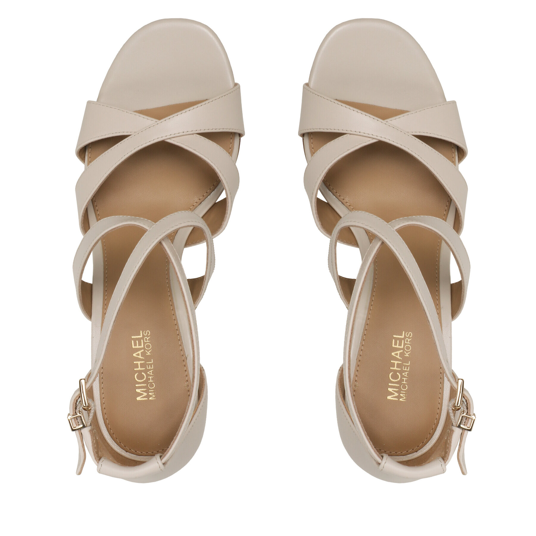 MICHAEL Michael Kors Sandály Kinsley Sandal 40S3KSMS1L Béžová - Pepit.cz