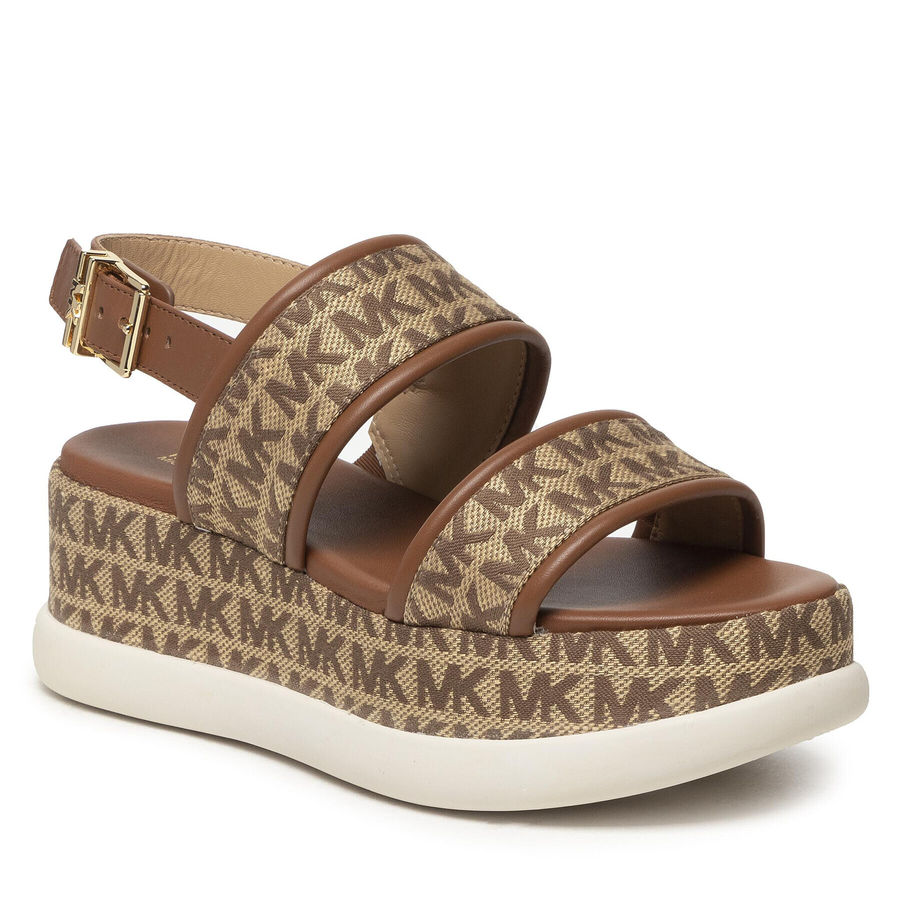 MICHAEL Michael Kors Sandály Presley Platform Sandal 40S2PRFA1Y Hnědá - Pepit.cz