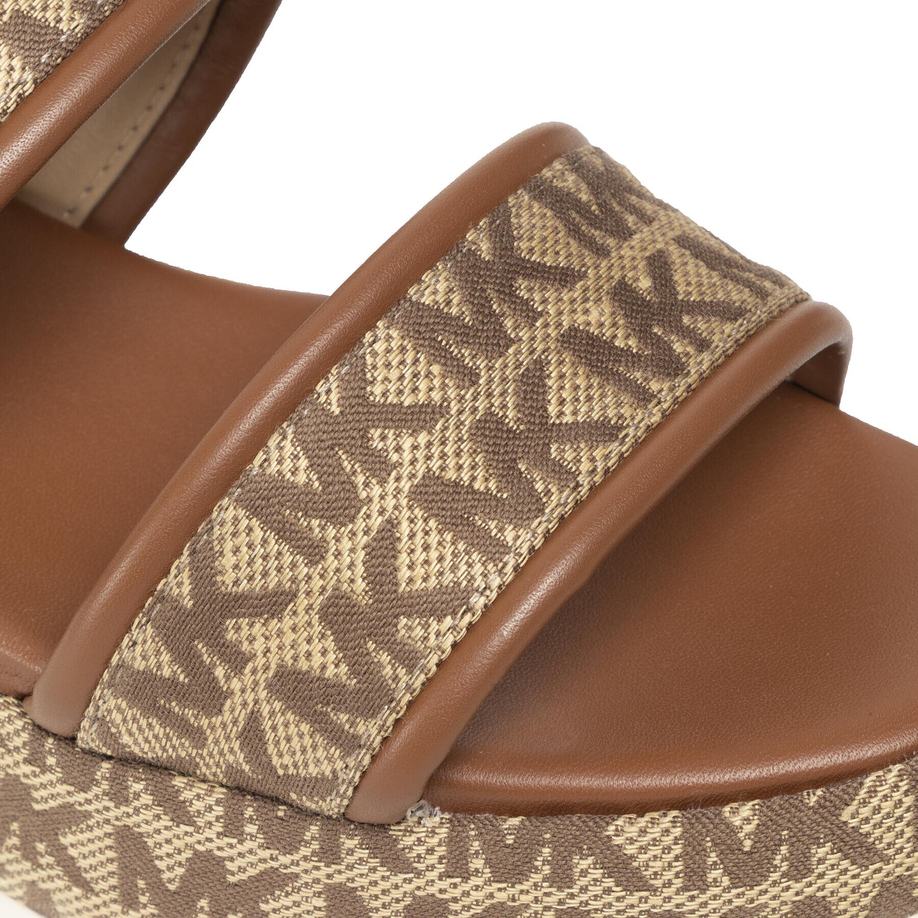 MICHAEL Michael Kors Sandály Presley Platform Sandal 40S2PRFA1Y Hnědá - Pepit.cz