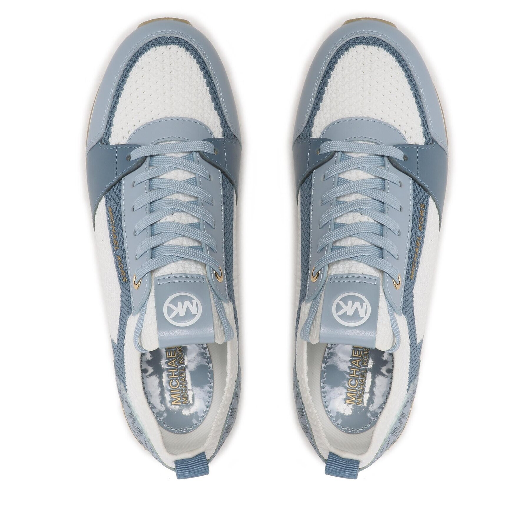 MICHAEL Michael Kors Sneakersy Billie Knit Trainer 43S3BIFS2D Modrá - Pepit.cz