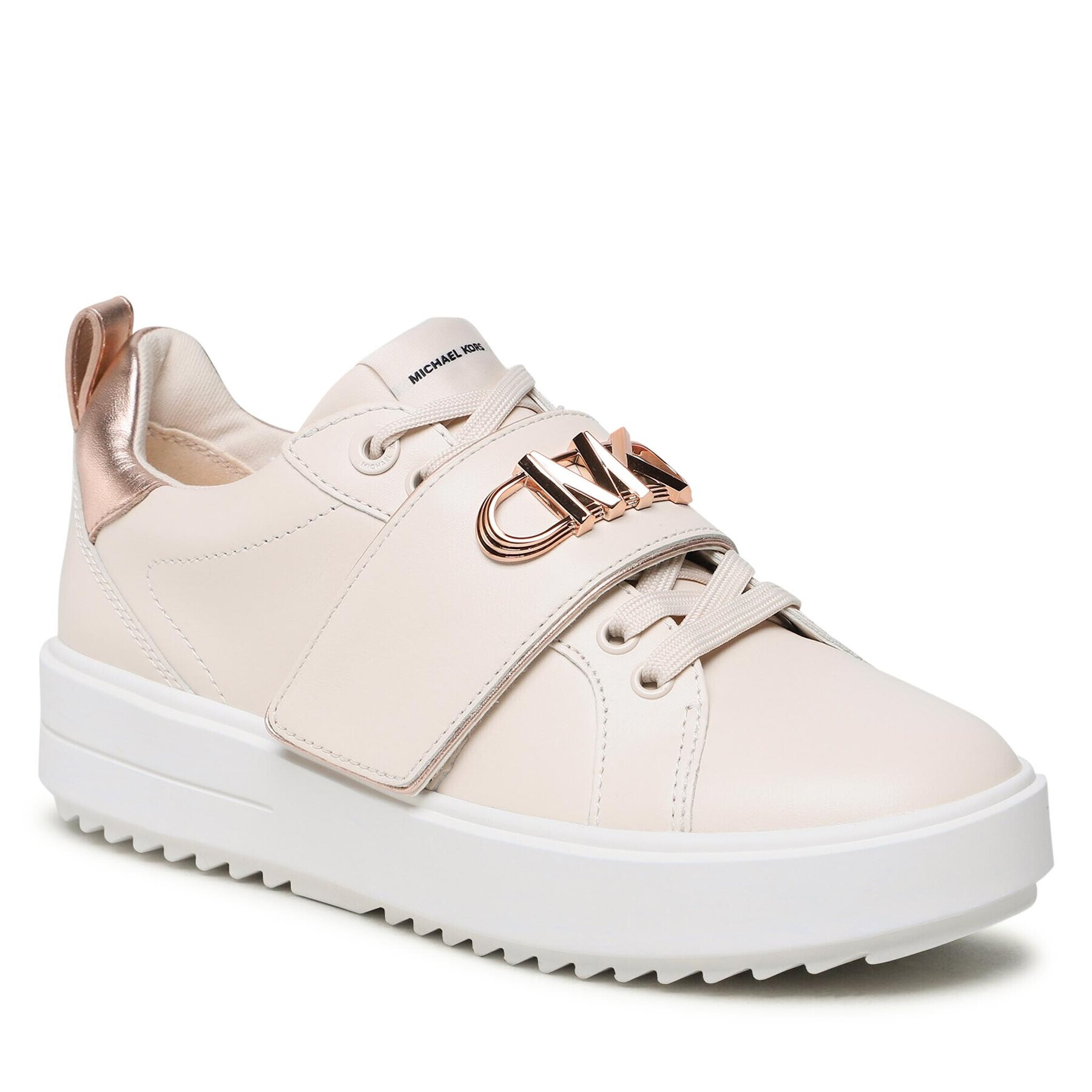 MICHAEL Michael Kors Sneakersy Emmett Strap Lace Up 43S3EMFS1L Béžová - Pepit.cz