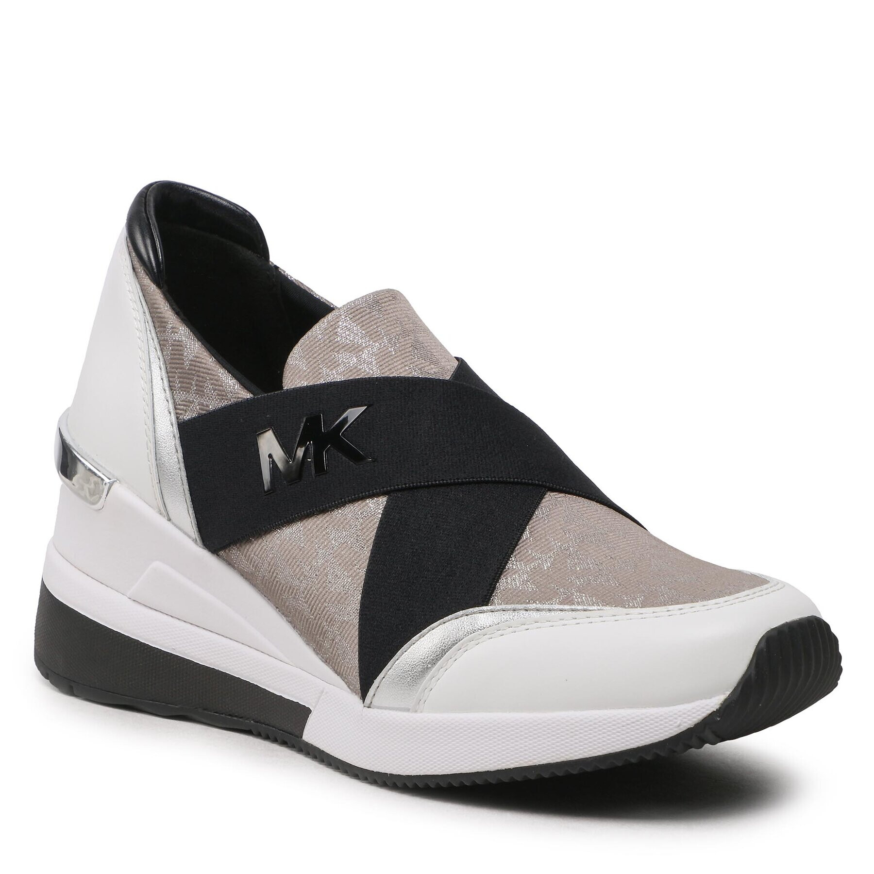 MICHAEL Michael Kors Sneakersy Geena Slip On Trainer 43F2GNFP3Y Stříbrná - Pepit.cz