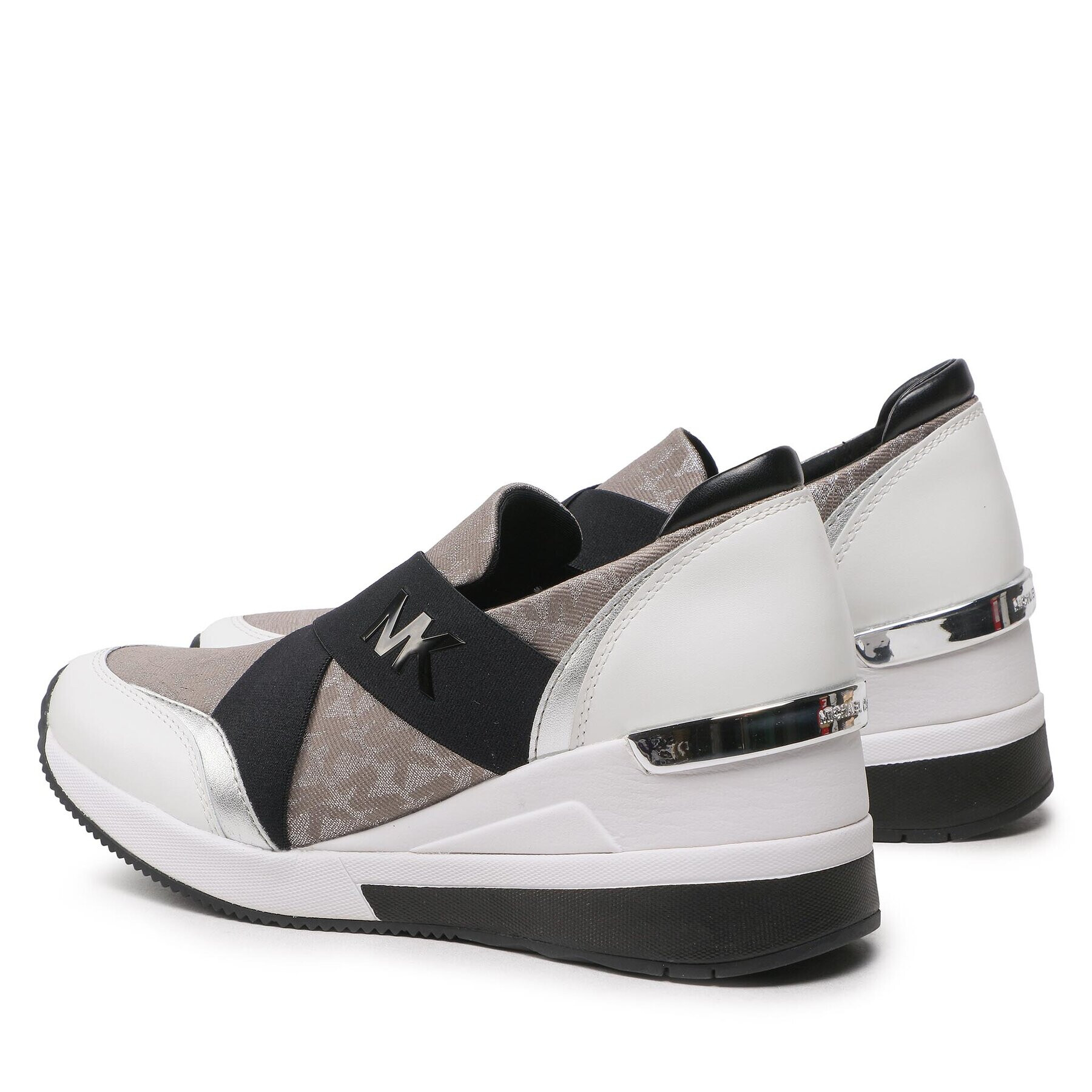 MICHAEL Michael Kors Sneakersy Geena Slip On Trainer 43F2GNFP3Y Stříbrná - Pepit.cz