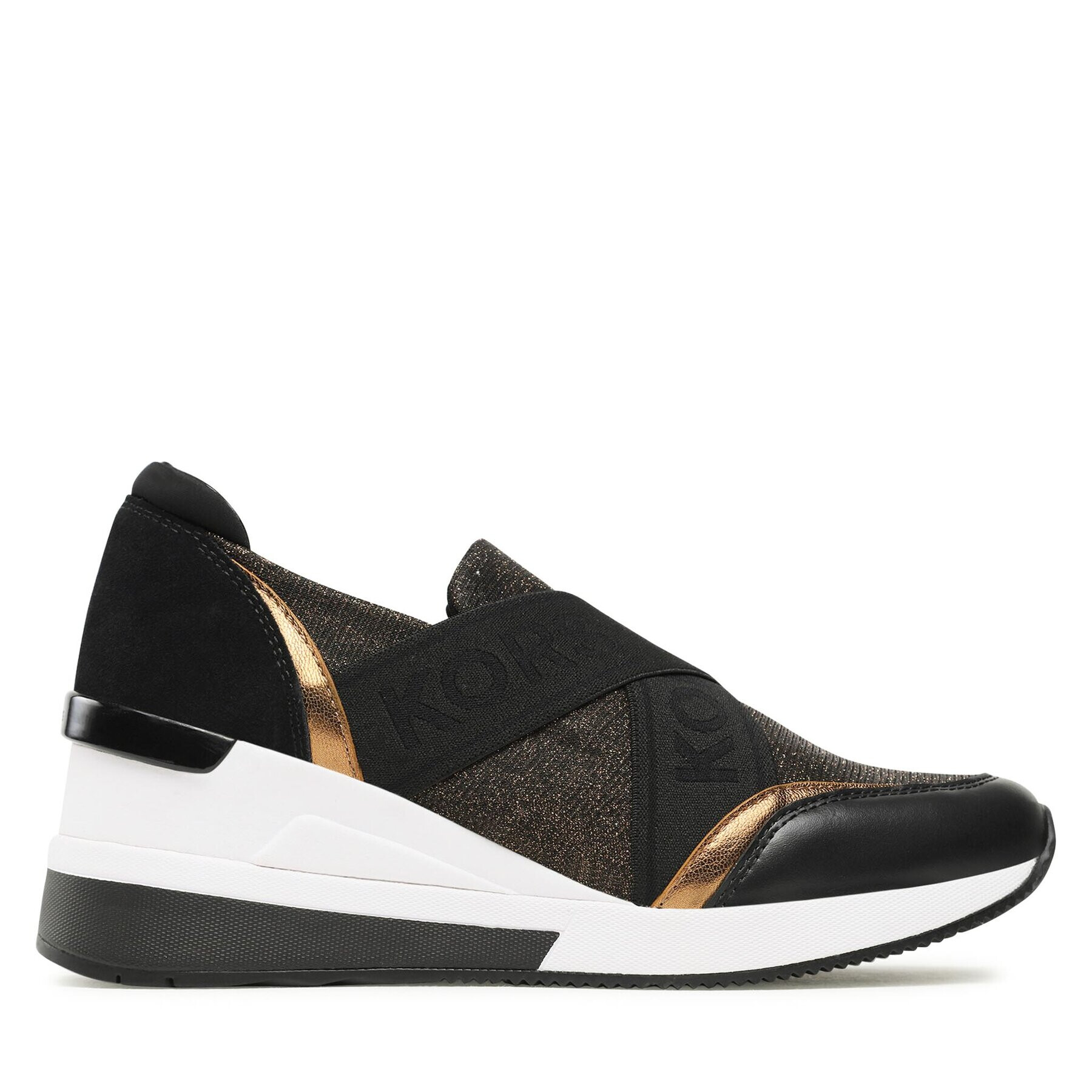 MICHAEL Michael Kors Sneakersy Geena Slip On Trainer 43F3GNFP1D Černá - Pepit.cz