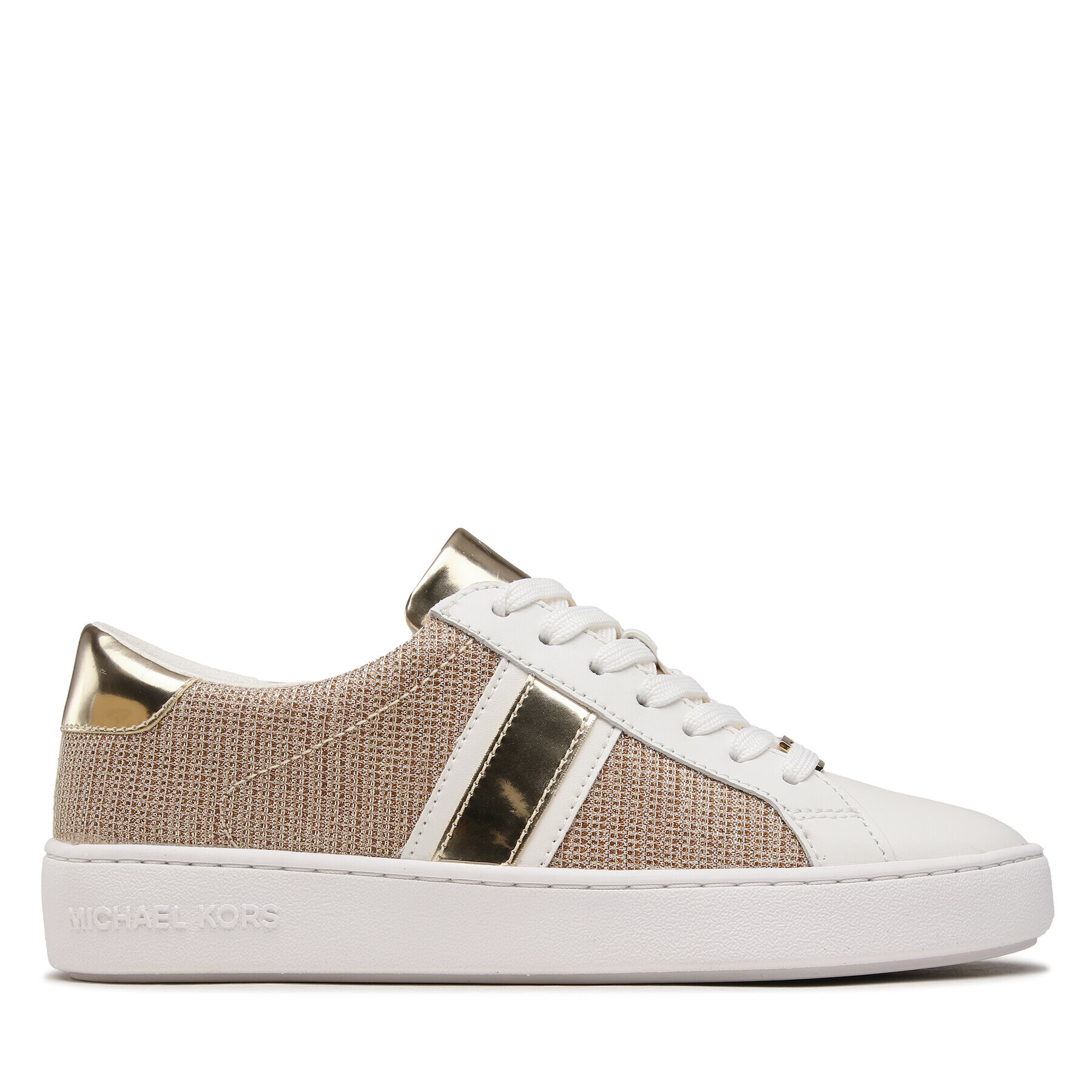 MICHAEL Michael Kors Sneakersy Irving Stripe Lace Up 43R2IRFS2D Zlatá - Pepit.cz