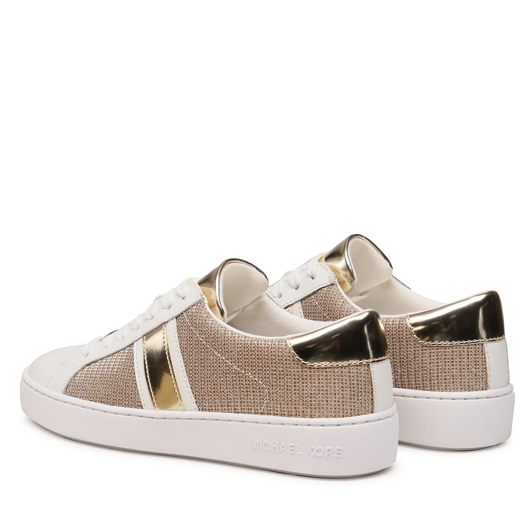 MICHAEL Michael Kors Sneakersy Irving Stripe Lace Up 43R2IRFS2D Zlatá - Pepit.cz