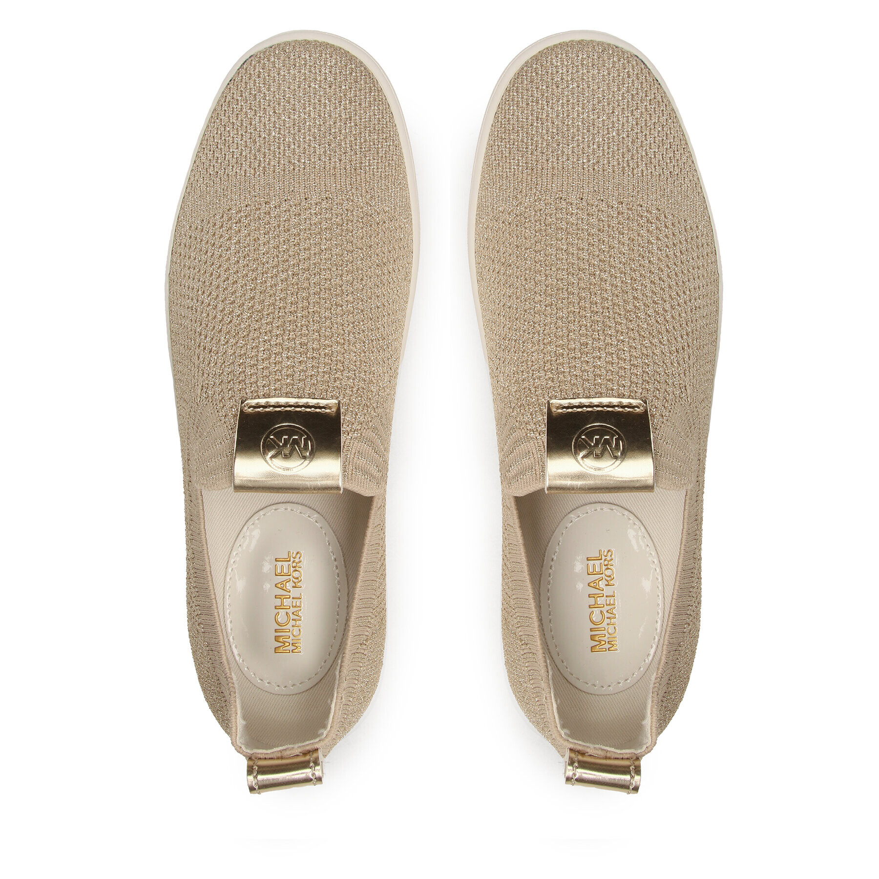 MICHAEL Michael Kors Sneakersy Juno Knit Slip On 43R3JUFSAM Zlatá - Pepit.cz