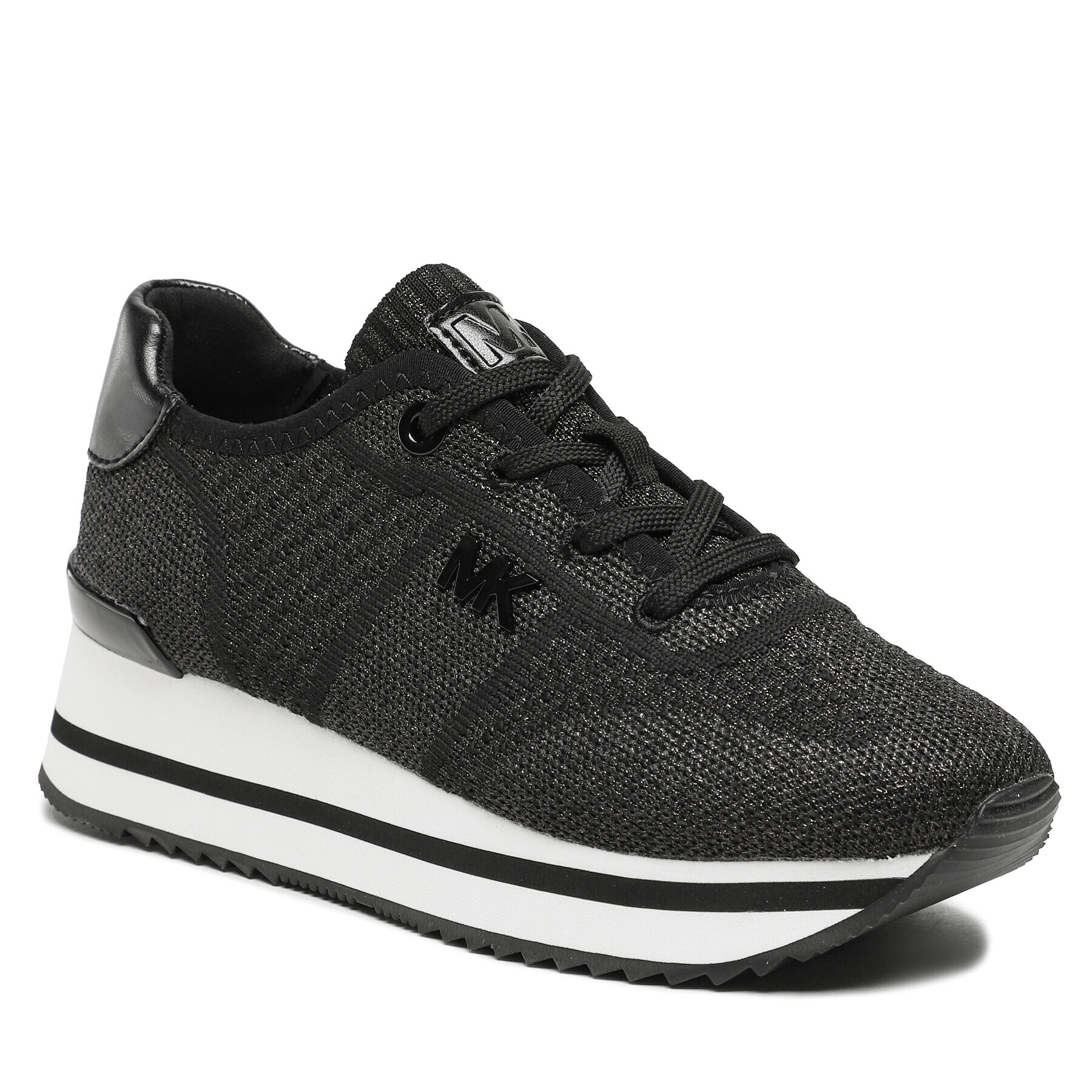 MICHAEL Michael Kors Sneakersy Monique Knit Trainer 43F3MQFSAM Černá - Pepit.cz