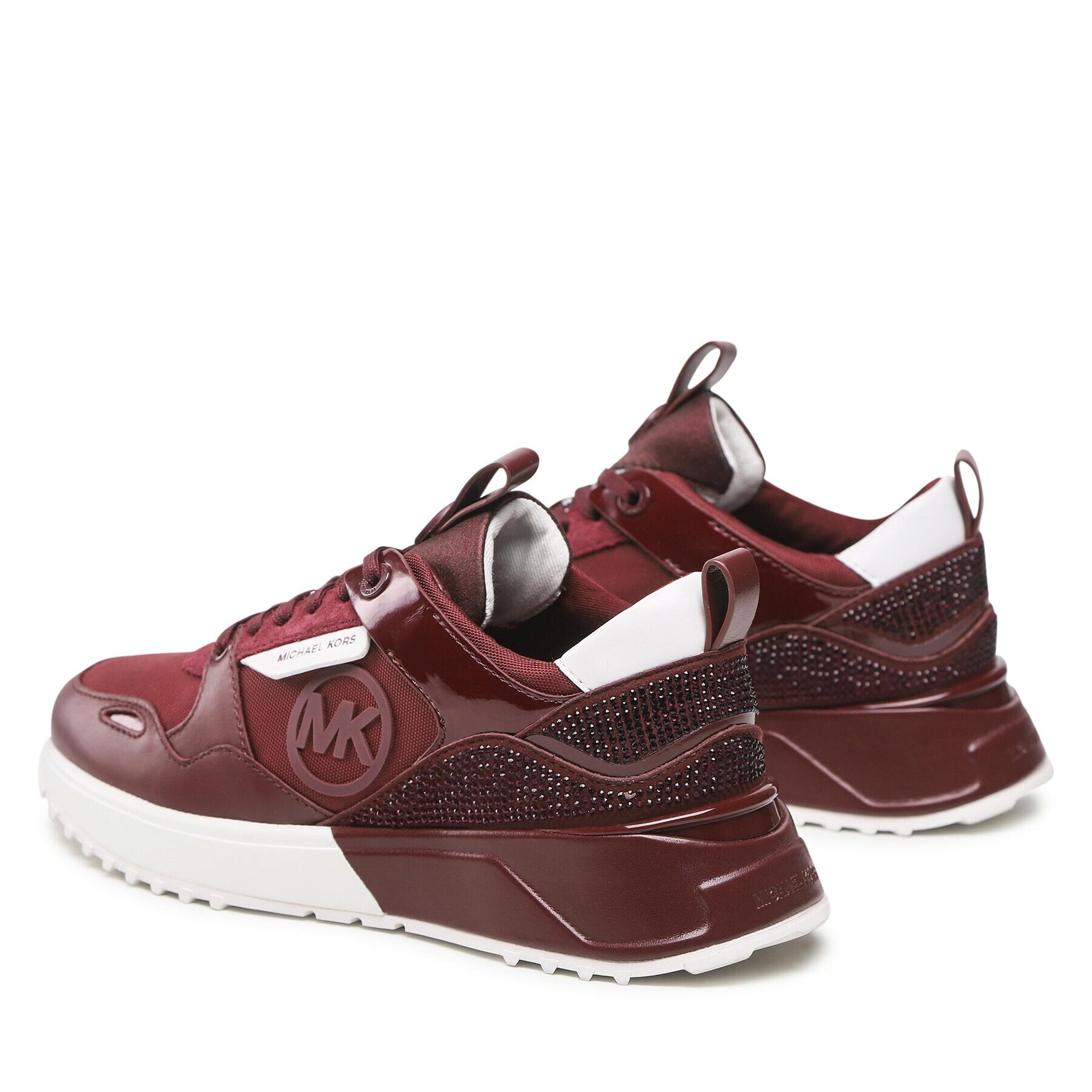 MICHAEL Michael Kors Sneakersy Theo Trainer 43F2THFS1L Bordó - Pepit.cz