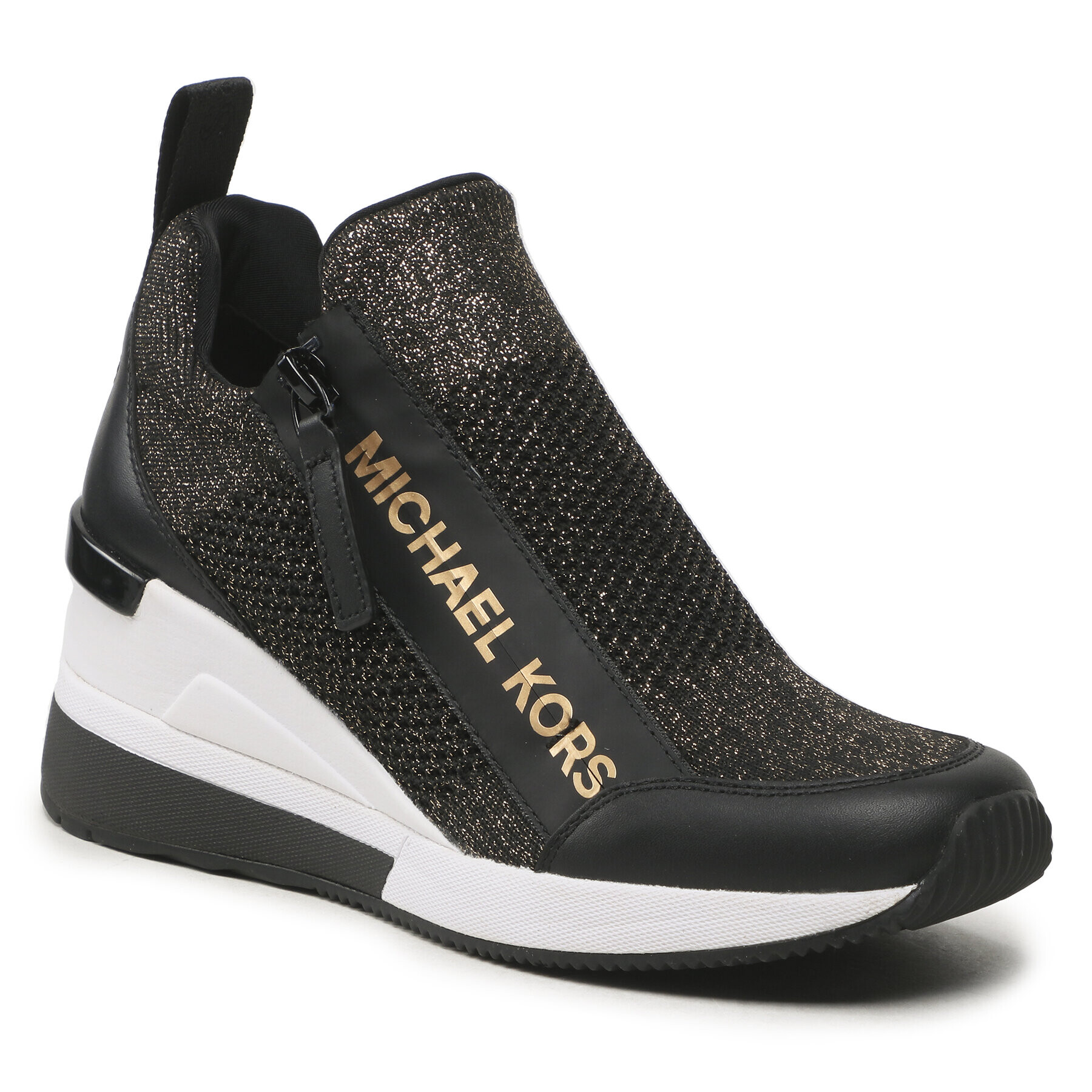 MICHAEL Michael Kors Sneakersy Willis Wedge Trainer 43F3WIFS1M Černá - Pepit.cz