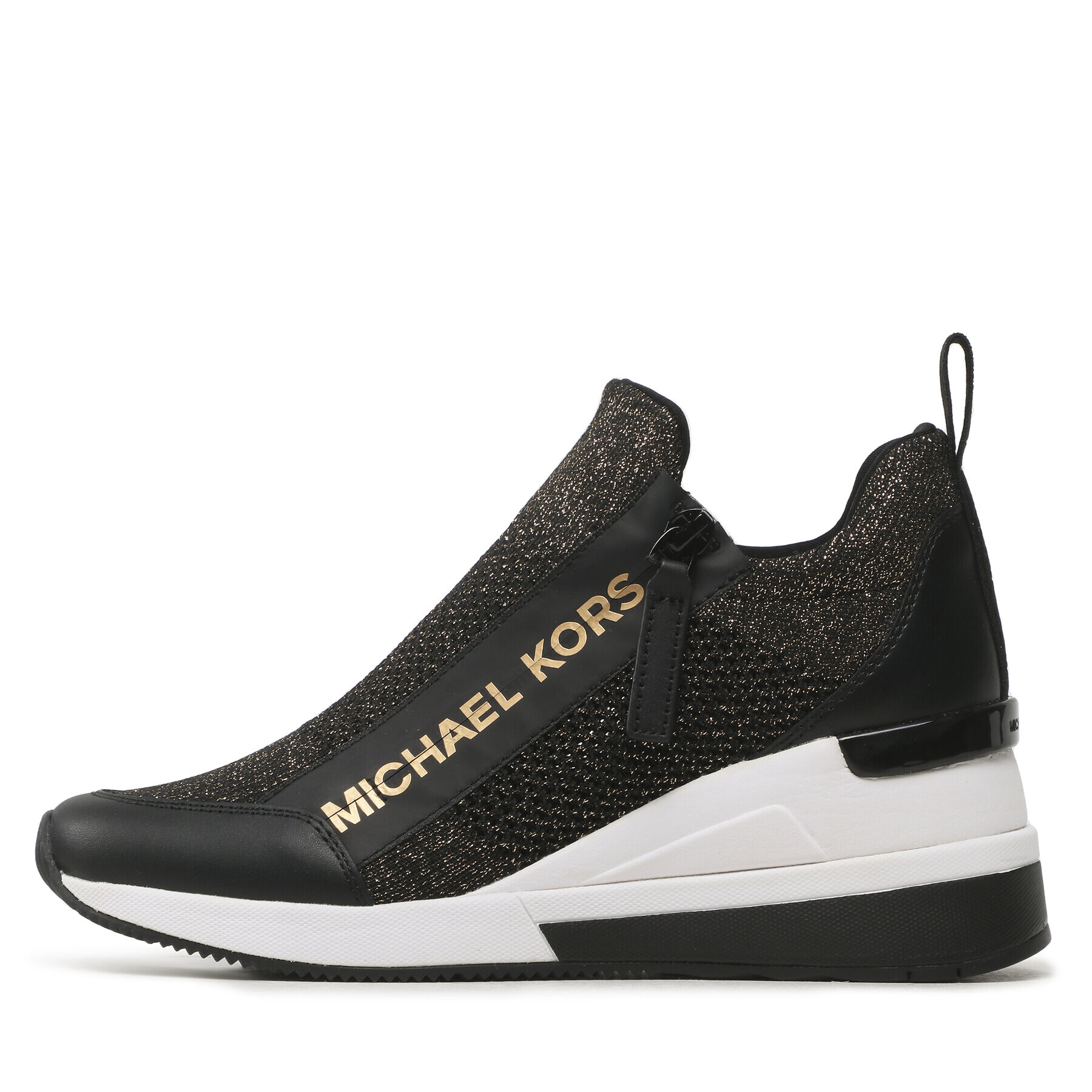 MICHAEL Michael Kors Sneakersy Willis Wedge Trainer 43F3WIFS1M Černá - Pepit.cz