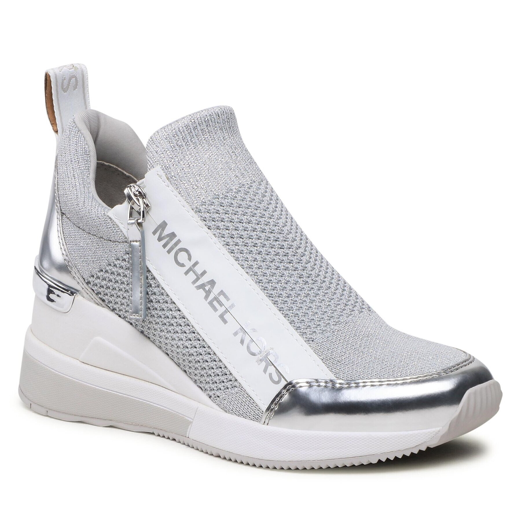 MICHAEL Michael Kors Sneakersy Willis Wedge Trainer 43S3WIFS3D Šedá - Pepit.cz