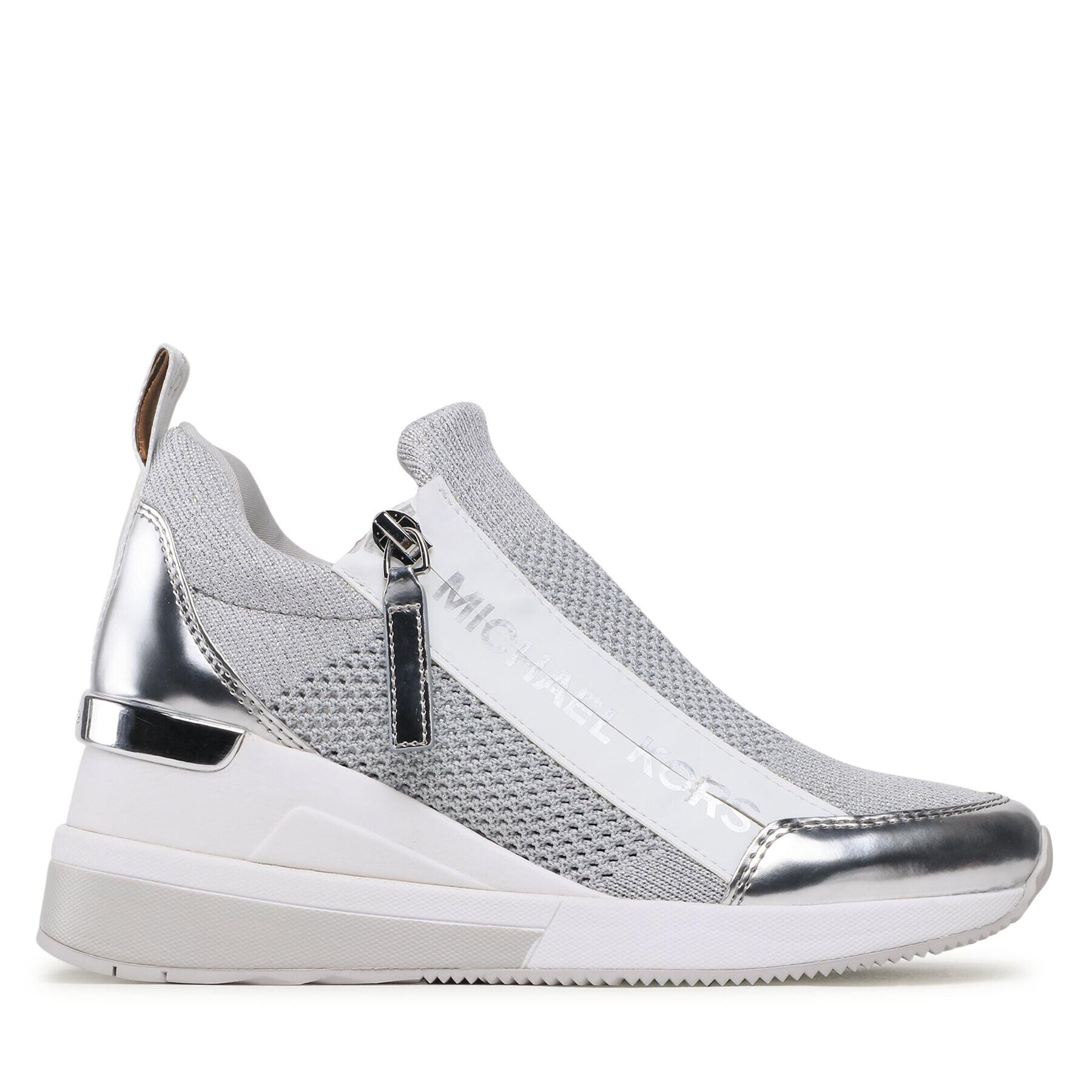 MICHAEL Michael Kors Sneakersy Willis Wedge Trainer 43S3WIFS3D Šedá - Pepit.cz