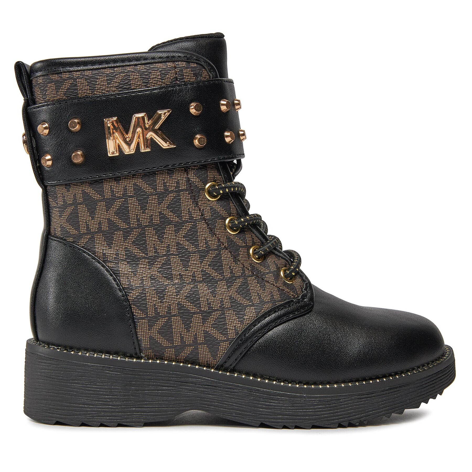 MICHAEL Michael Kors Turistická obuv Haskell Studs MK100794 Černá - Pepit.cz