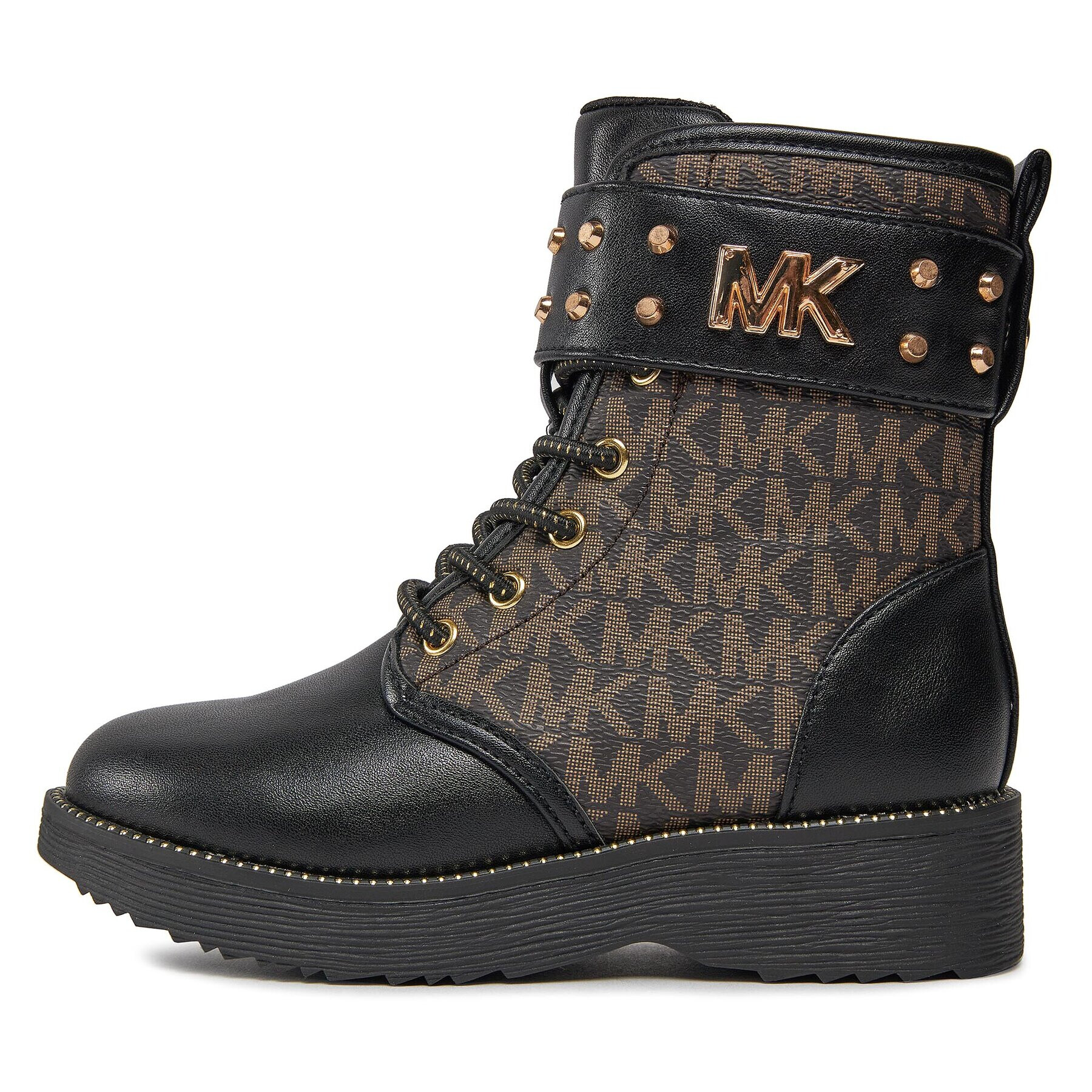 MICHAEL Michael Kors Turistická obuv Haskell Studs MK100794 Černá - Pepit.cz