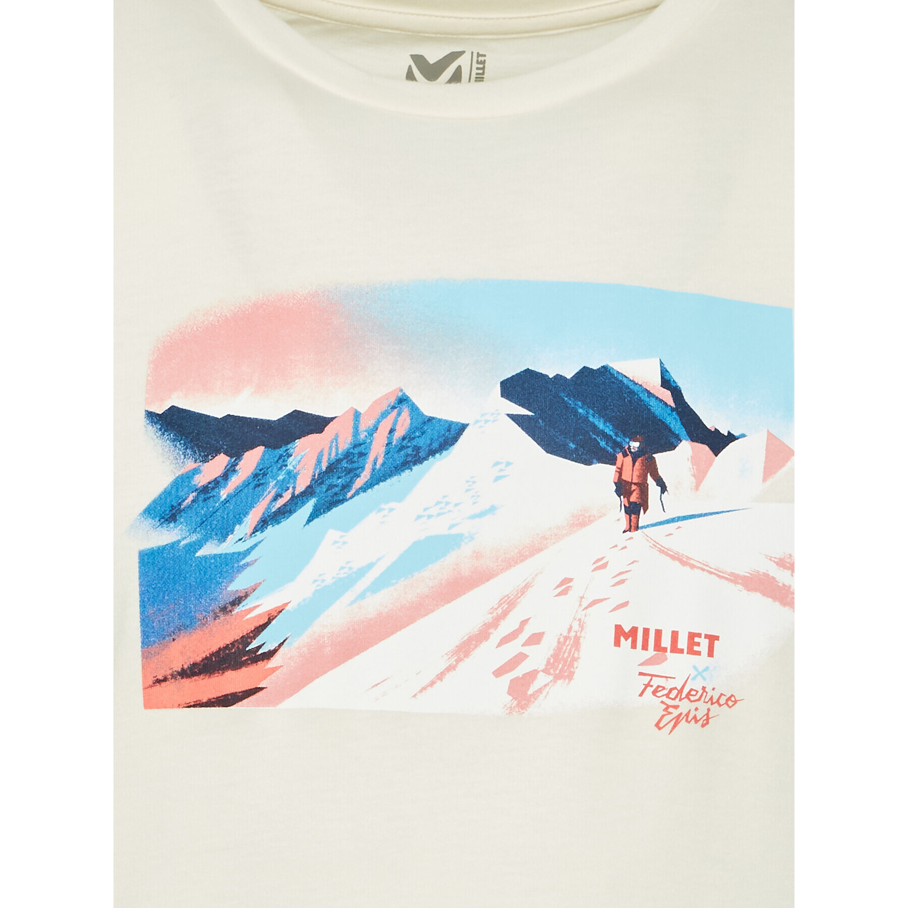 Millet T-Shirt Xepis Ts Ss M Miv9751 Bílá Regular Fit - Pepit.cz