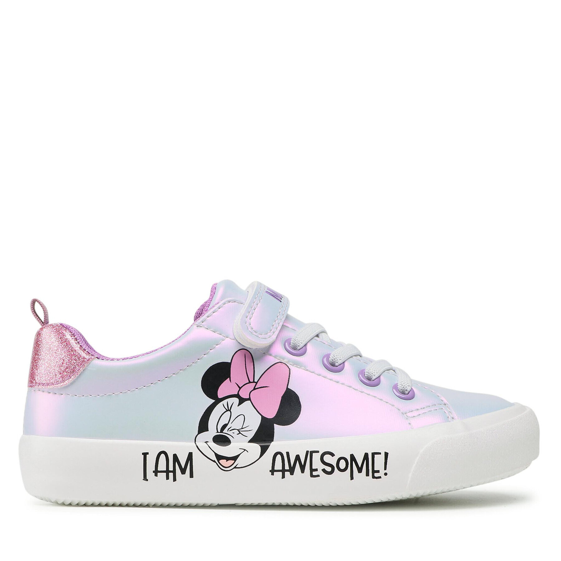 Minnie Mouse Sneakersy CSK13333-56DSTC Stříbrná - Pepit.cz