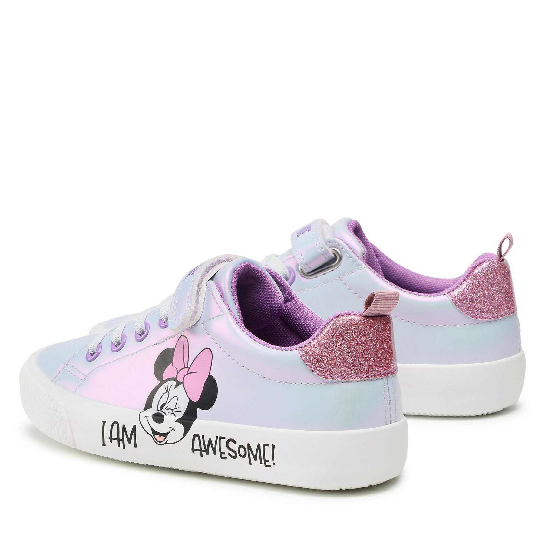 Minnie Mouse Sneakersy CSK13333-56DSTC Stříbrná - Pepit.cz