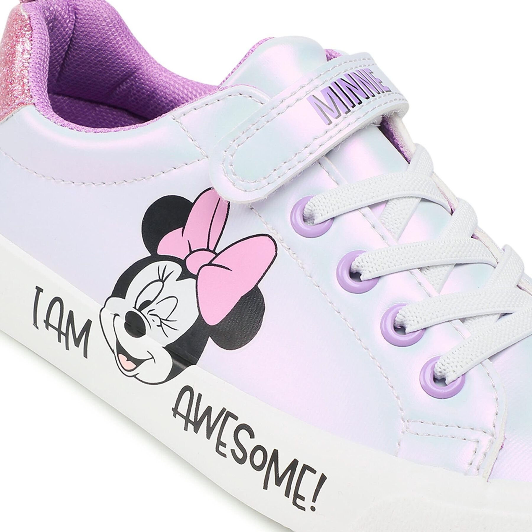 Minnie Mouse Sneakersy CSK13333-56DSTC Stříbrná - Pepit.cz