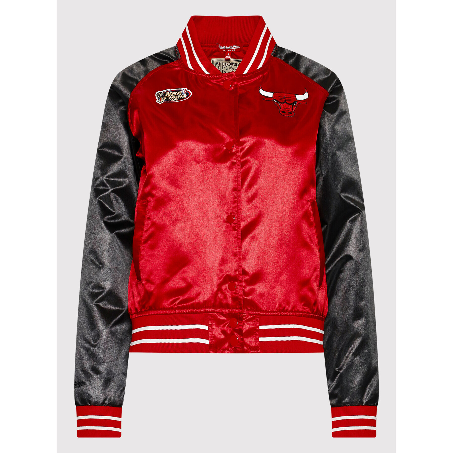 Mitchell & Ness Bunda bomber OJBF1057 Červená Regular Fit - Pepit.cz