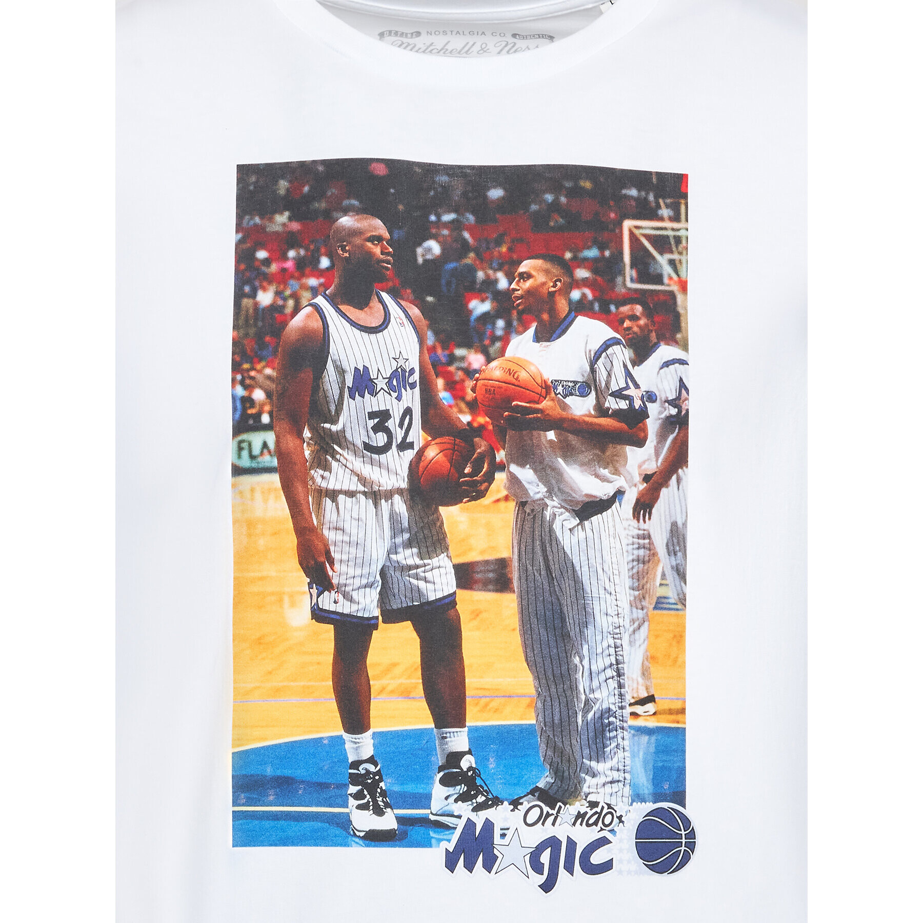 Mitchell & Ness T-Shirt BMTRINTL1058 Bílá Regular Fit - Pepit.cz