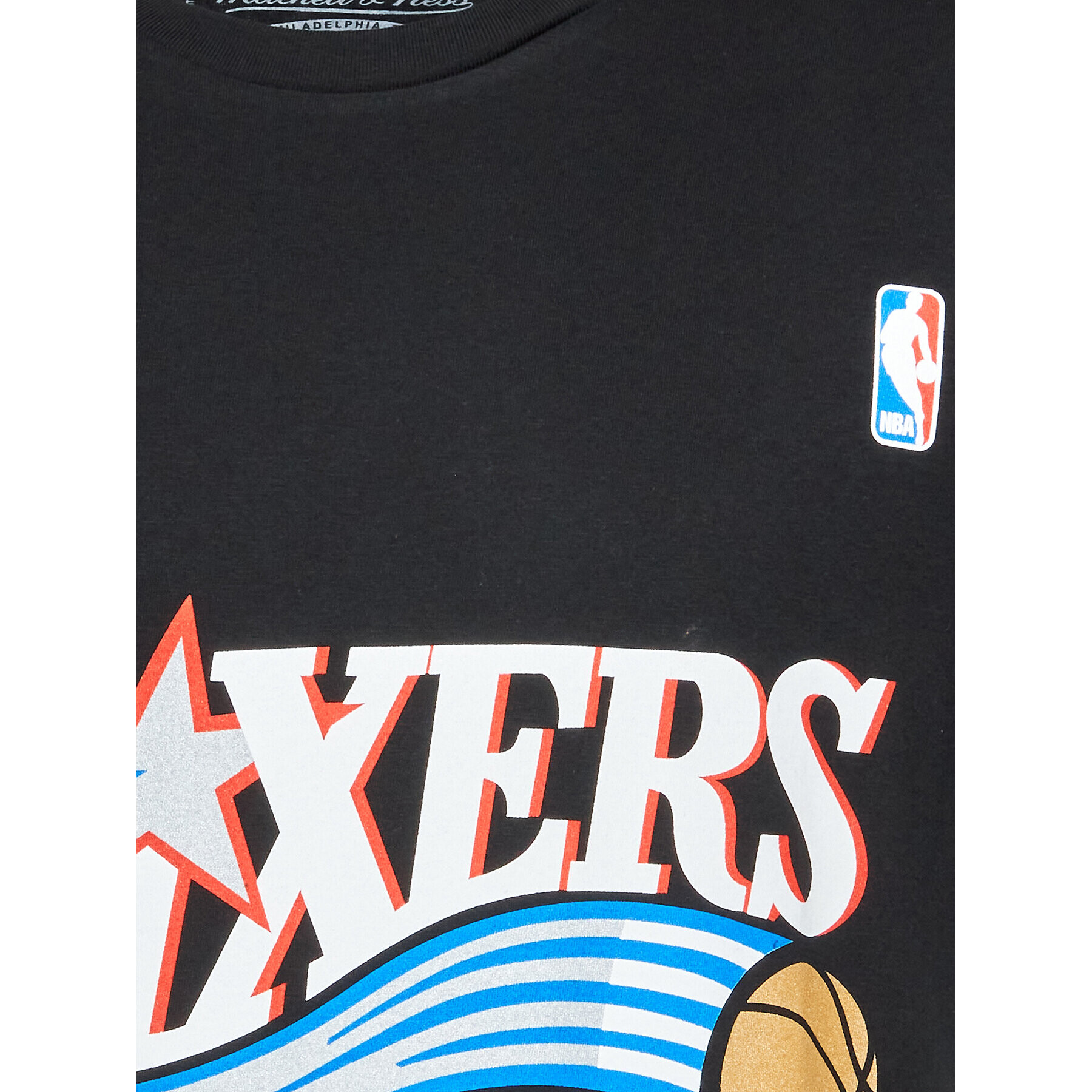 Mitchell & Ness T-Shirt BMTRINTL1074 Černá Regular Fit - Pepit.cz