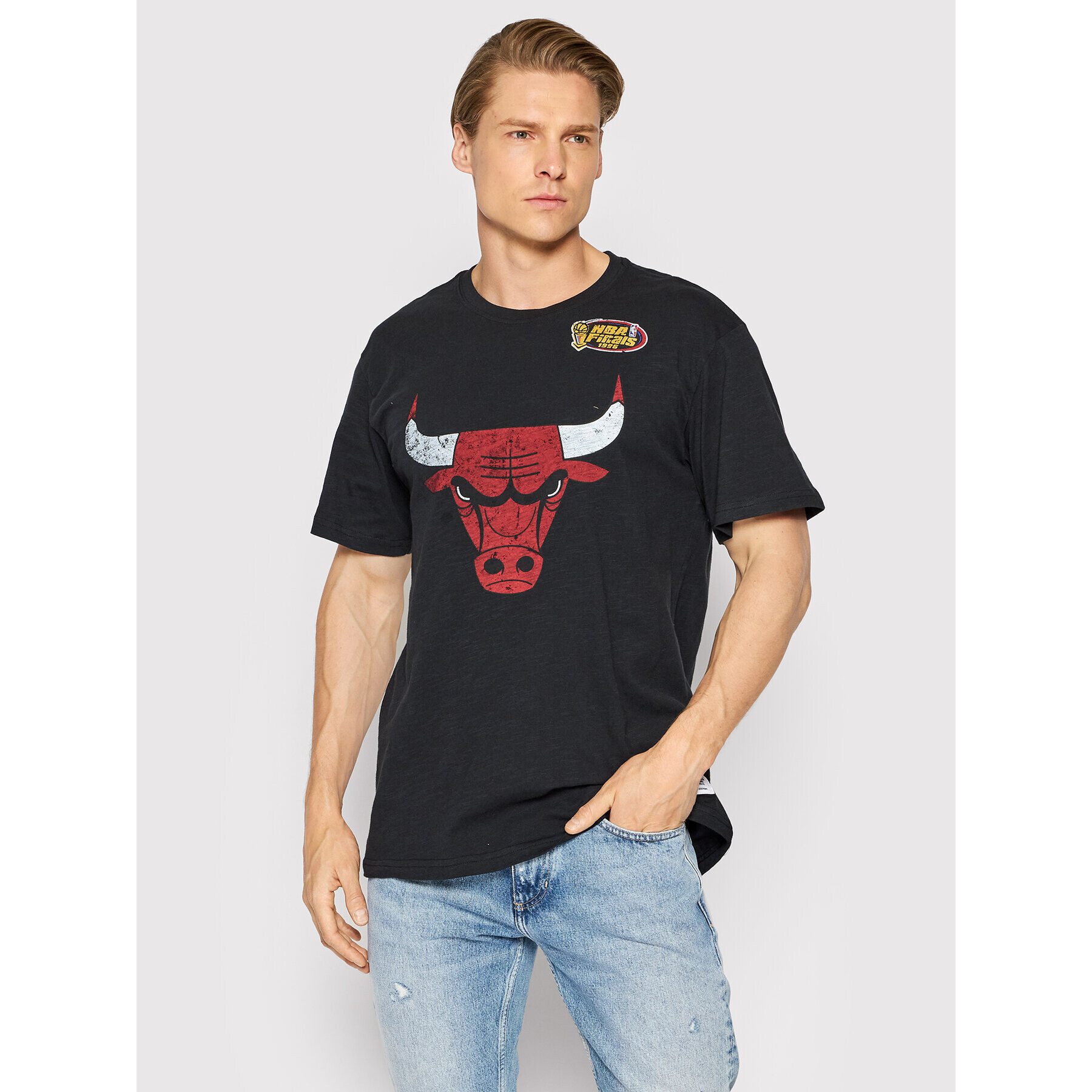 Mitchell & Ness T-Shirt TCRW1221 Černá Regular Fit - Pepit.cz