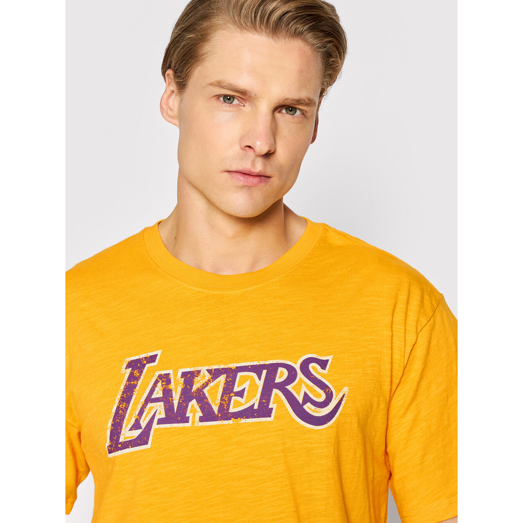 Mitchell & Ness T-Shirt TCRW1221 Oranžová Regular Fit - Pepit.cz