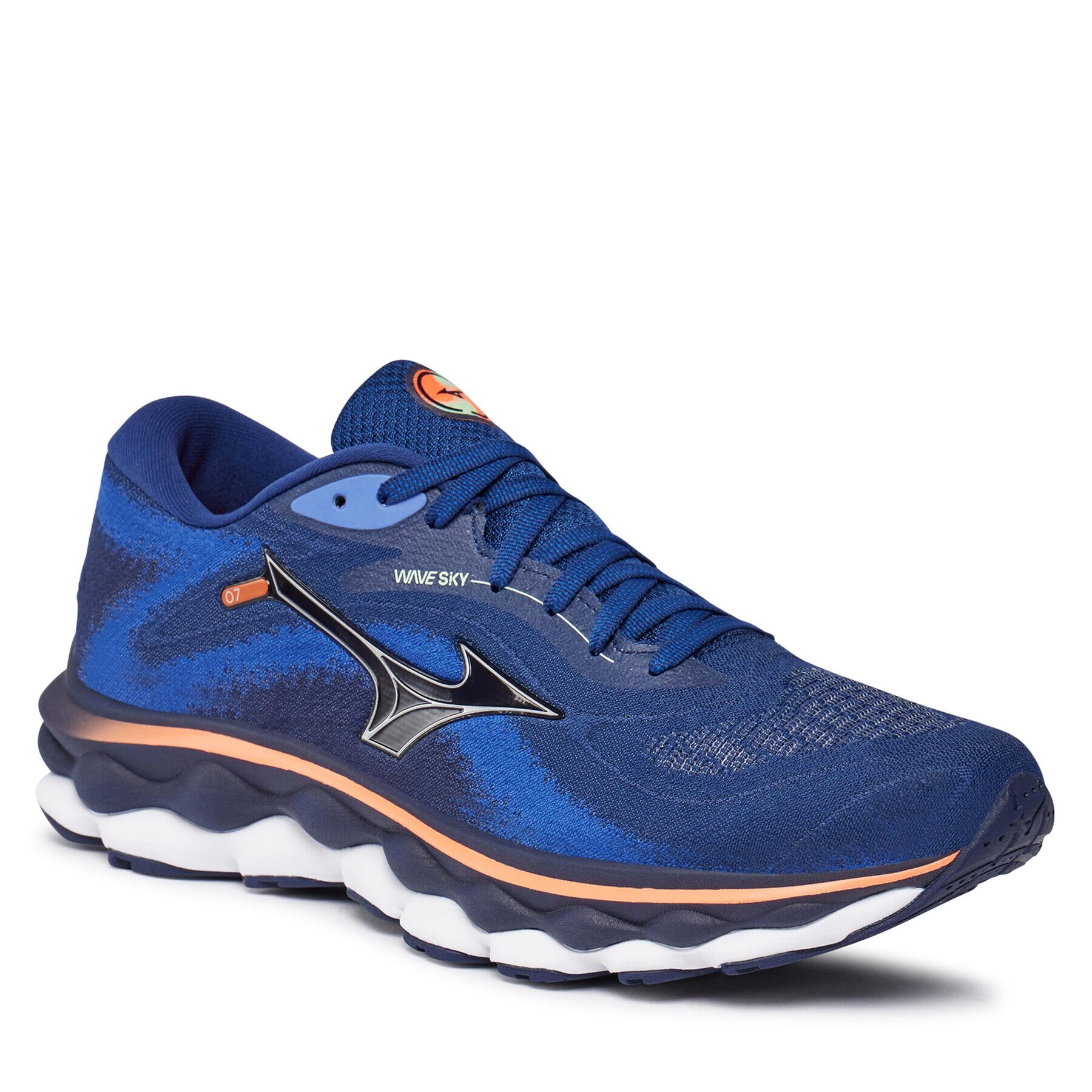 Mizuno Boty Wave Sky 7 J1GC2302 Modrá - Pepit.cz