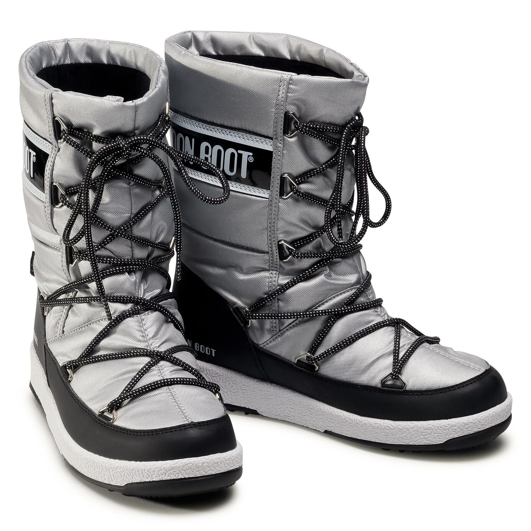 Moon Boot Sněhule Jr G. Quilted Wp 34051400006 D Šedá - Pepit.cz