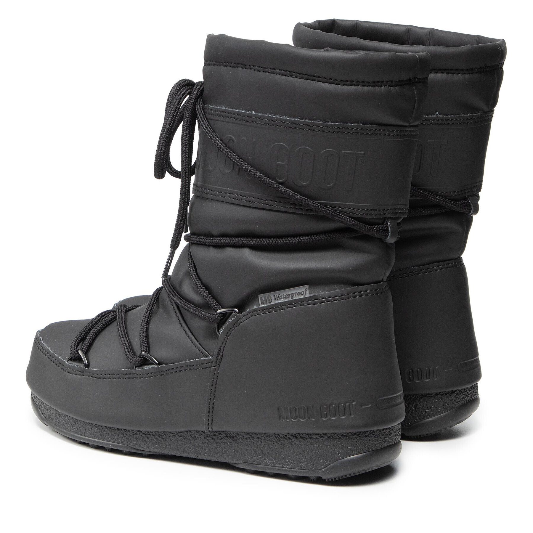 Moon Boot Sněhule Mid Rubber Wp 24010300 Černá - Pepit.cz