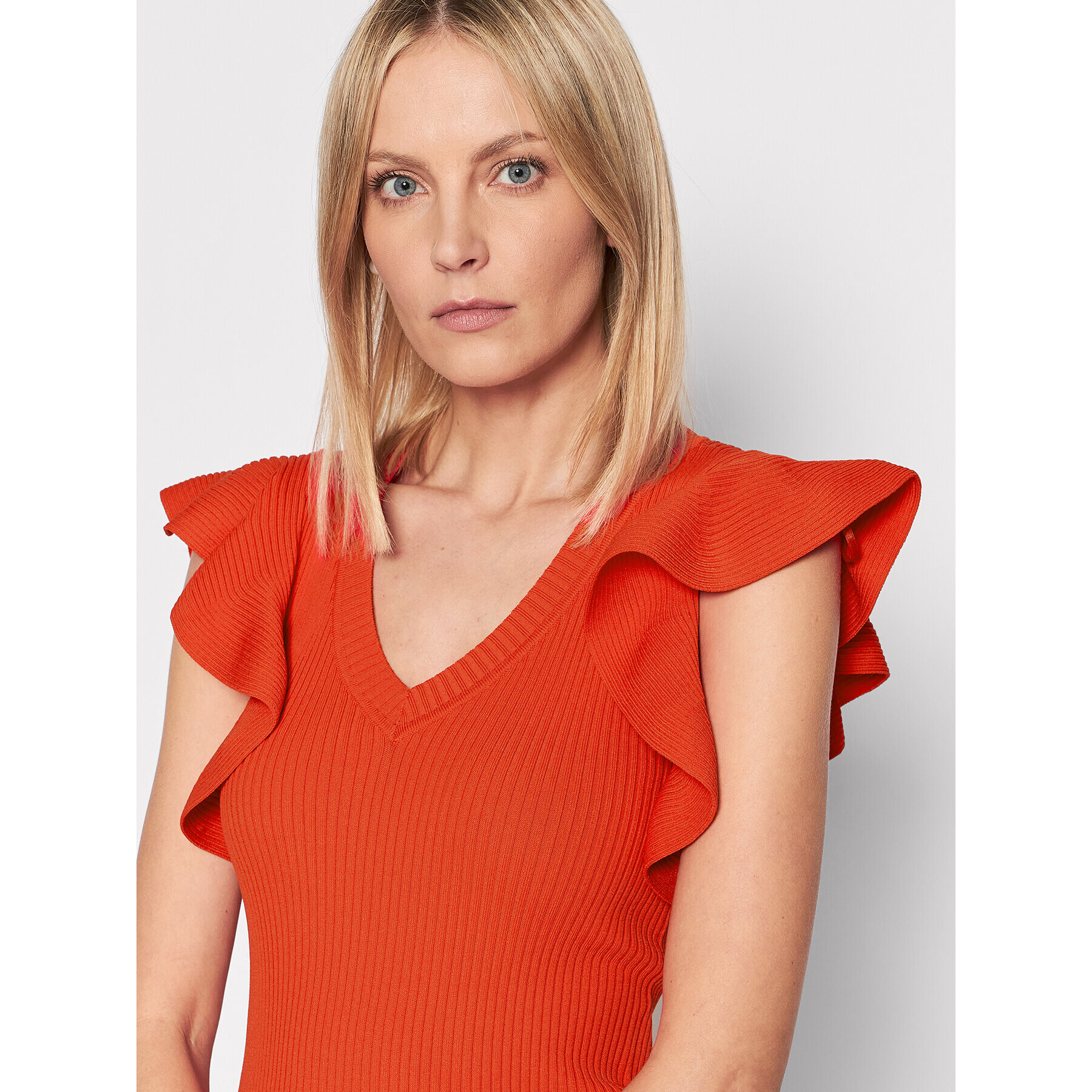 Morgan Halenka 221-MONY Oranžová Slim Fit - Pepit.cz