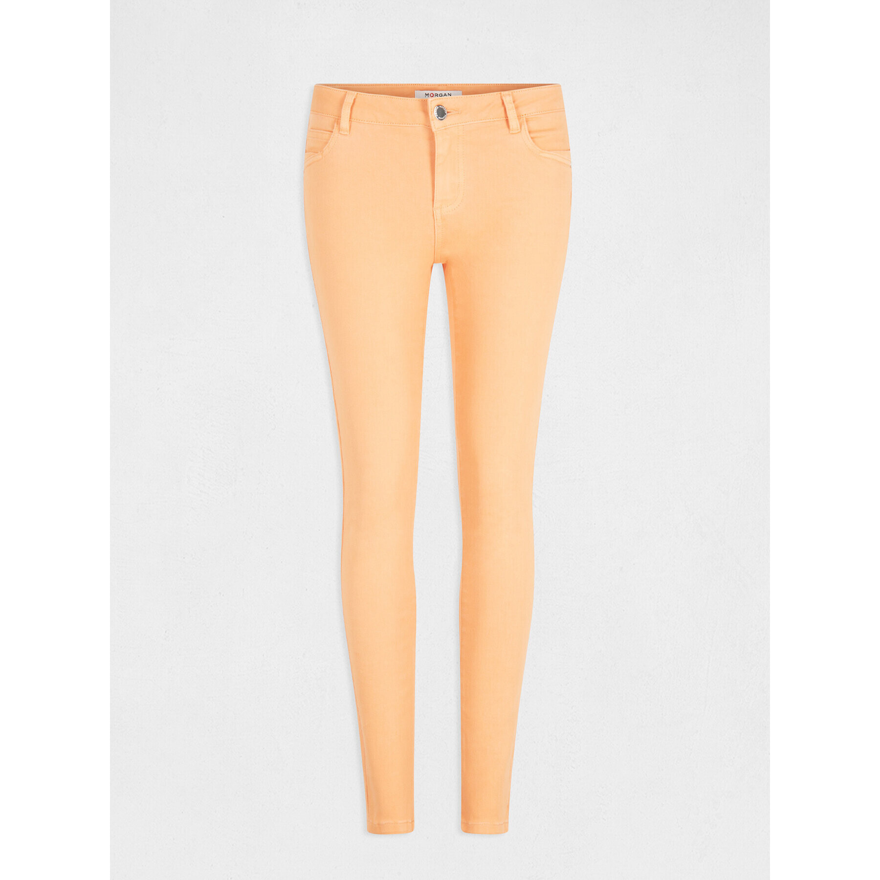 Morgan Jeansy 211-PETRA1 Oranžová Skinny Fit - Pepit.cz