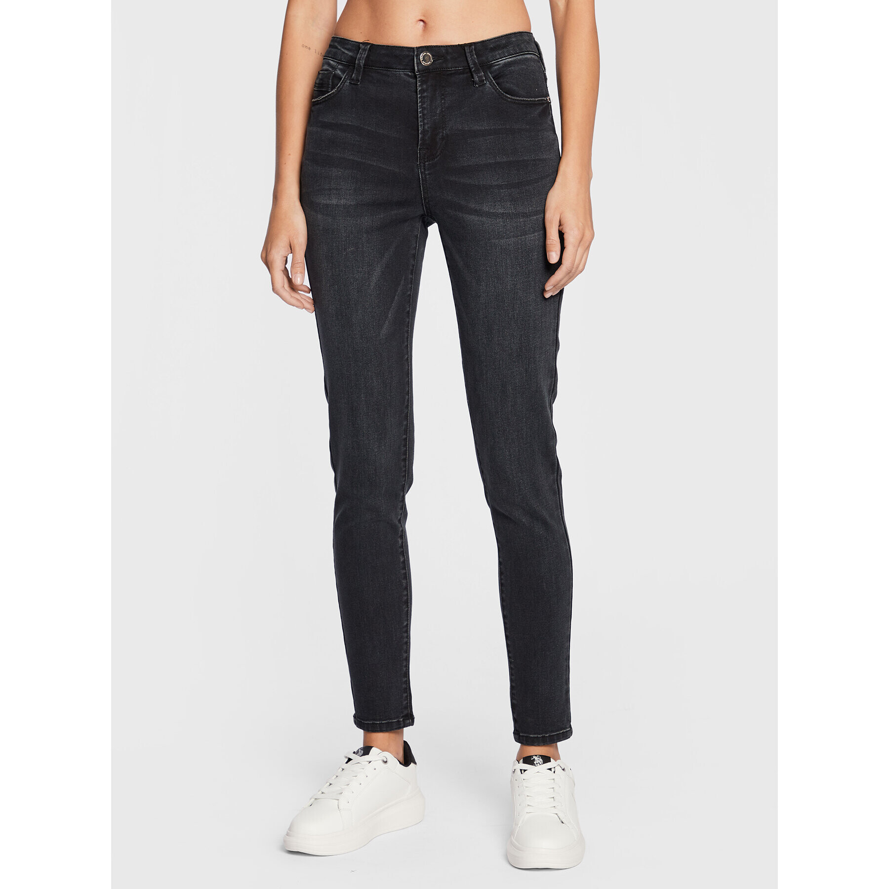 Morgan Jeansy 222-POPTI Tmavomodrá Skinny Fit - Pepit.cz