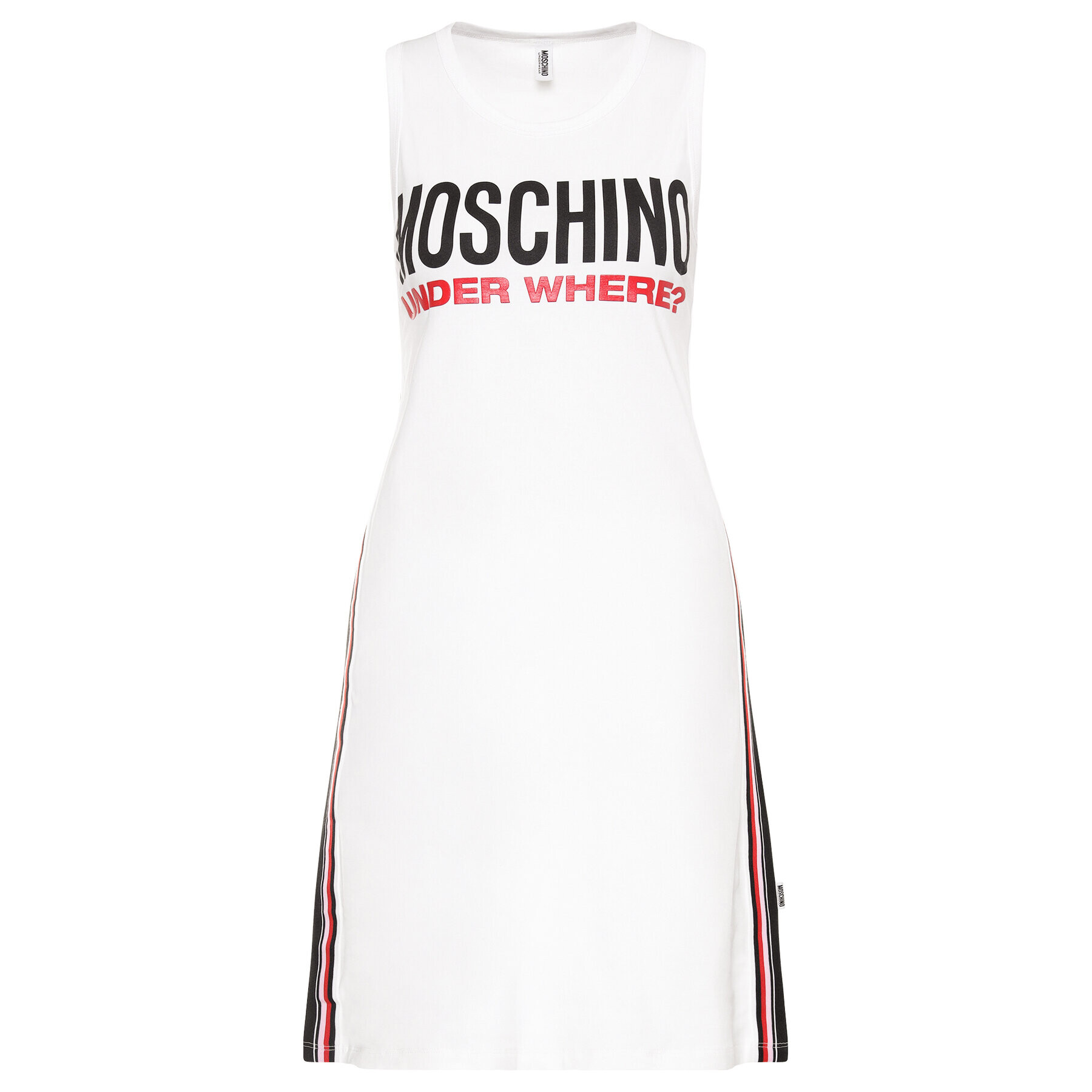 MOSCHINO Underwear & Swim Každodenní šaty A4020 9003 Bílá Regular Fit - Pepit.cz