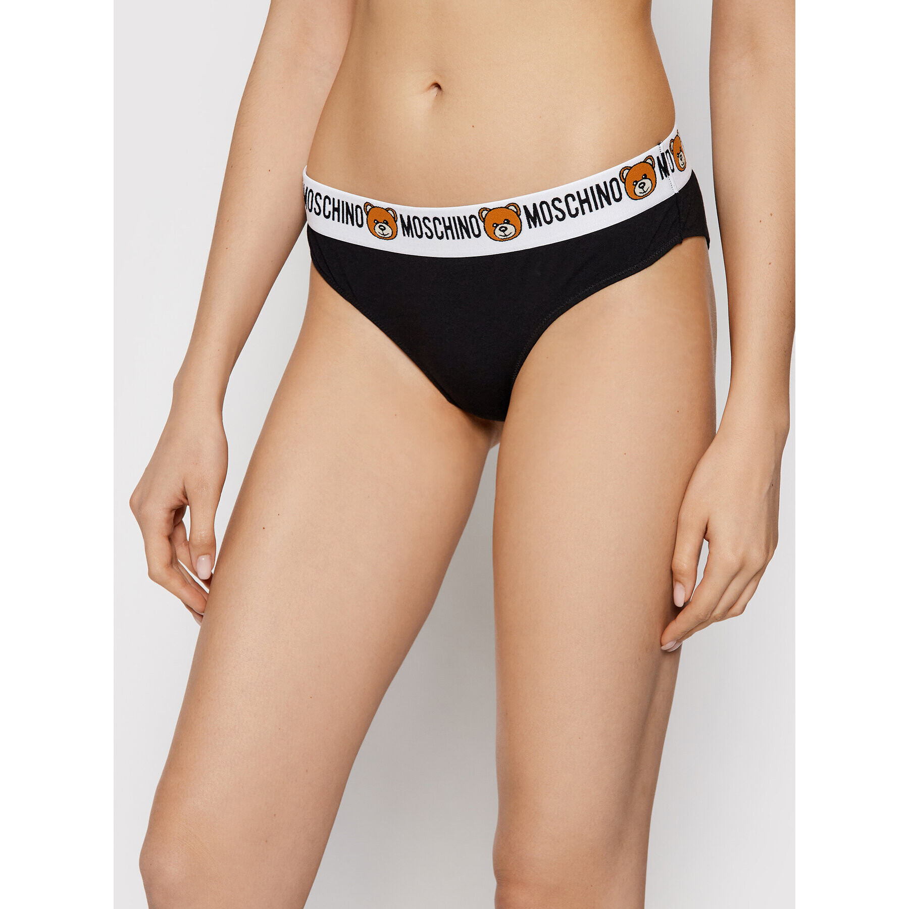 MOSCHINO Underwear & Swim Klasické kalhotky 4711 9003 Černá - Pepit.cz