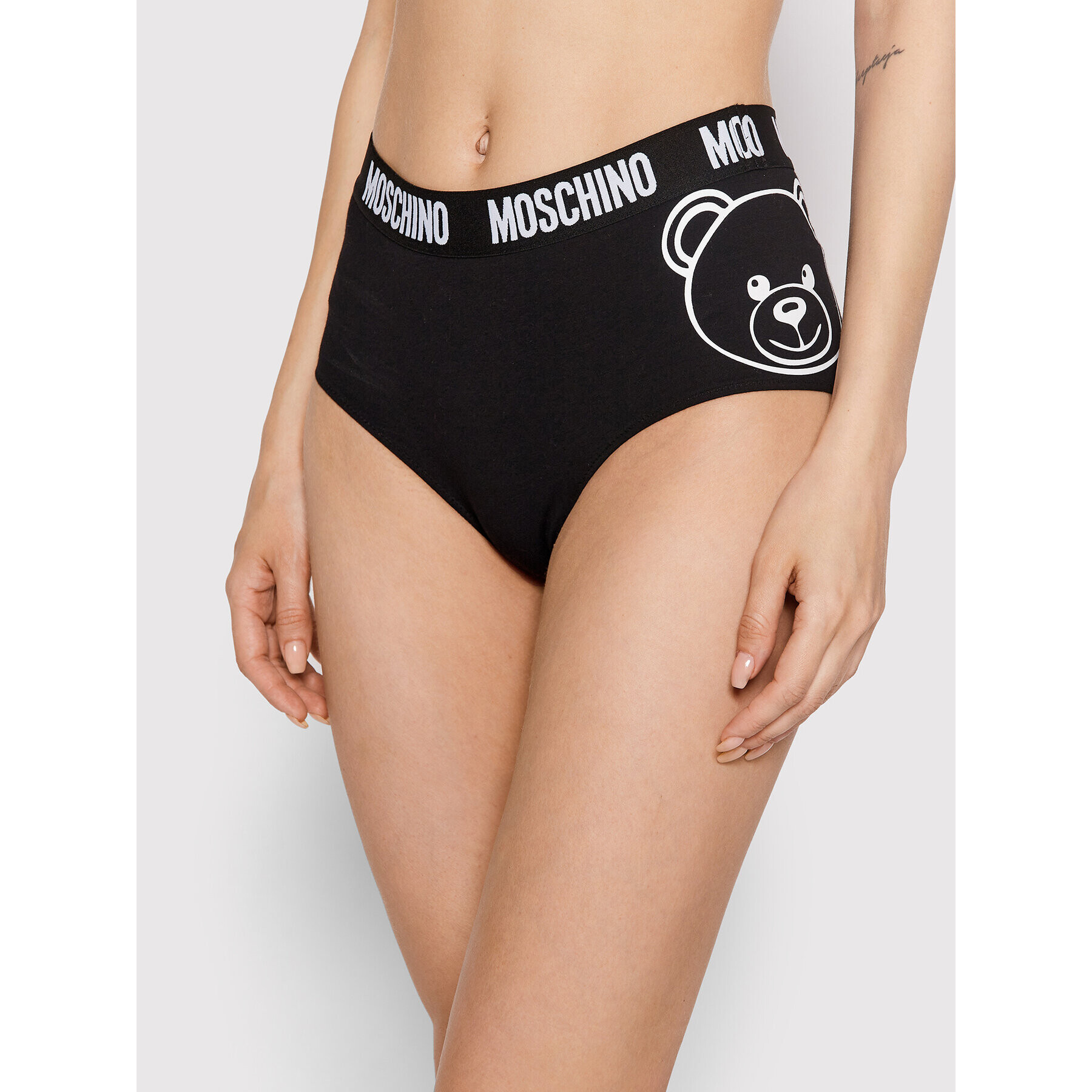 MOSCHINO Underwear & Swim Klasické kalhotky 4712 9008 Černá - Pepit.cz