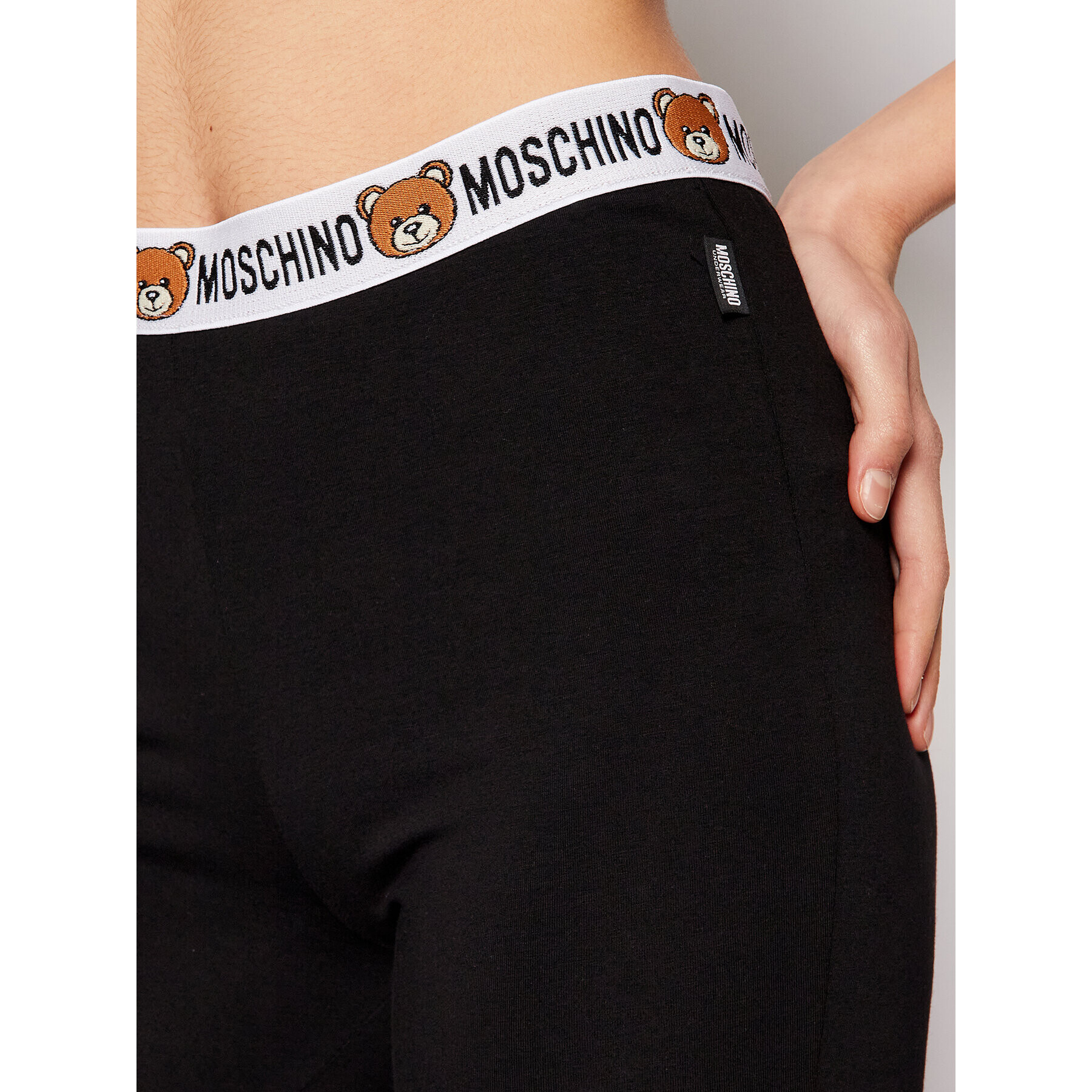 MOSCHINO Underwear & Swim Legíny ZUA4311 9003 Černá Slim Fit - Pepit.cz