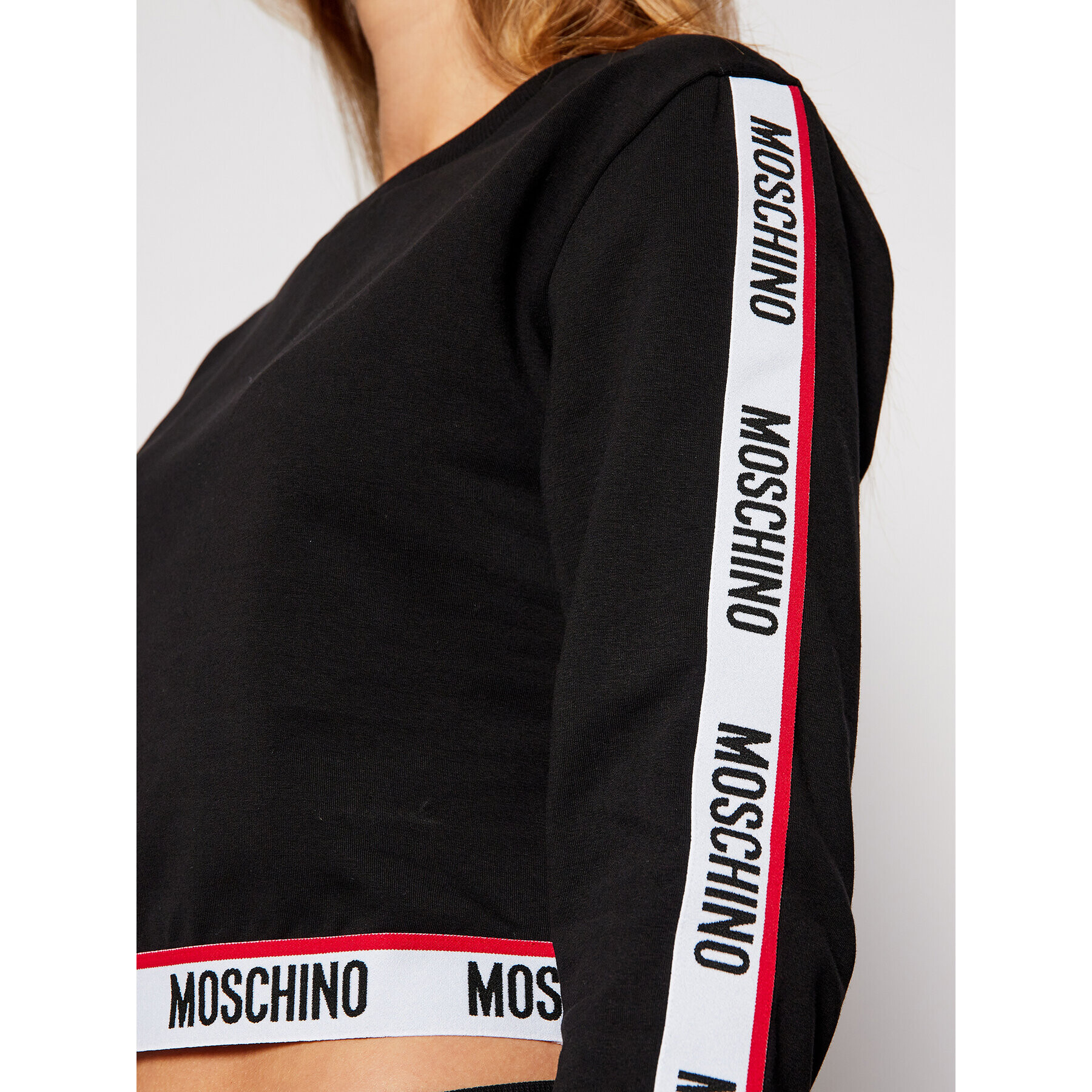 MOSCHINO Underwear & Swim Mikina 1705 9006 Černá Regular Fit - Pepit.cz