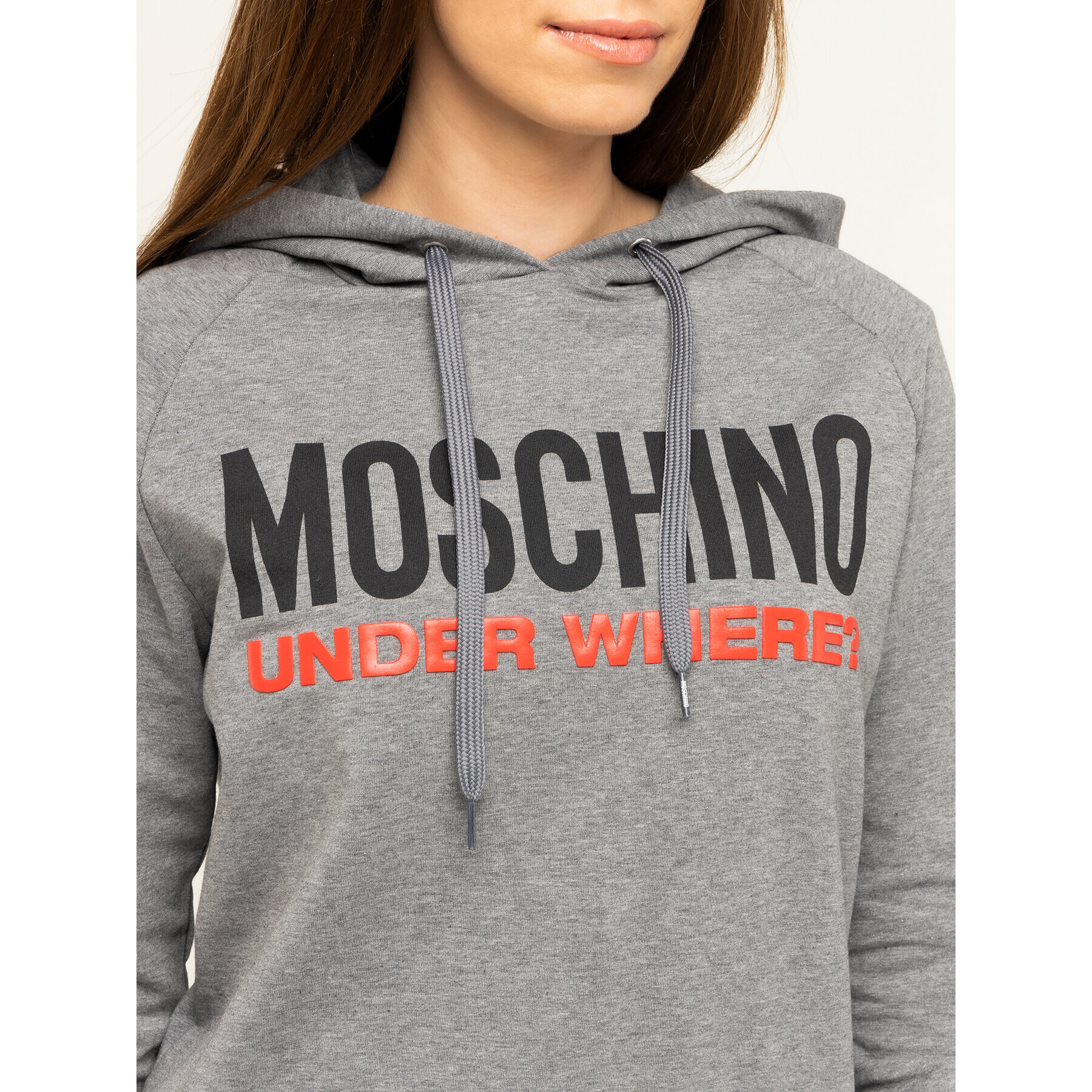 MOSCHINO Underwear & Swim Mikina A1711 9001 Šedá Regular Fit - Pepit.cz