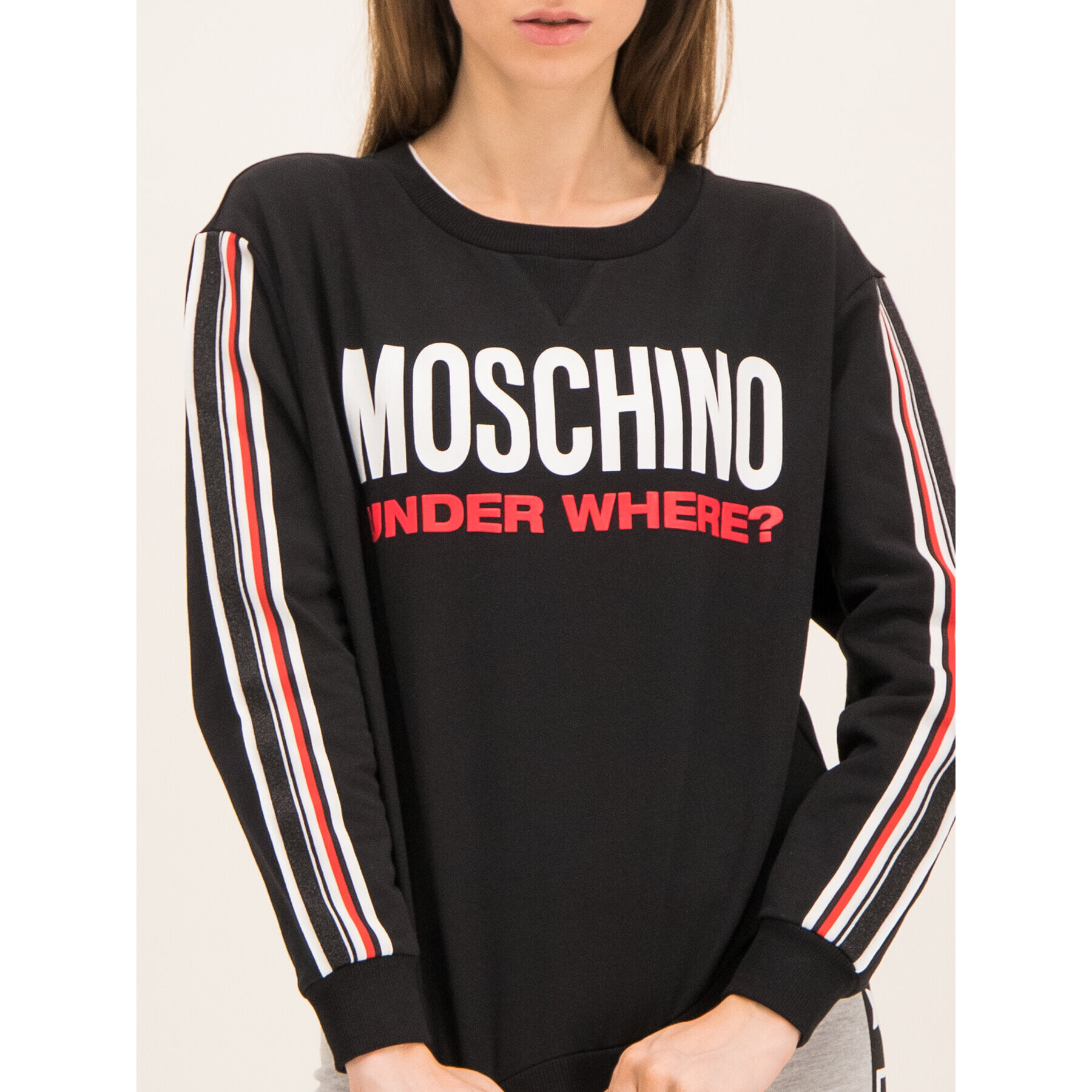 MOSCHINO Underwear & Swim Mikina A1712 9001 Černá Regular Fit - Pepit.cz