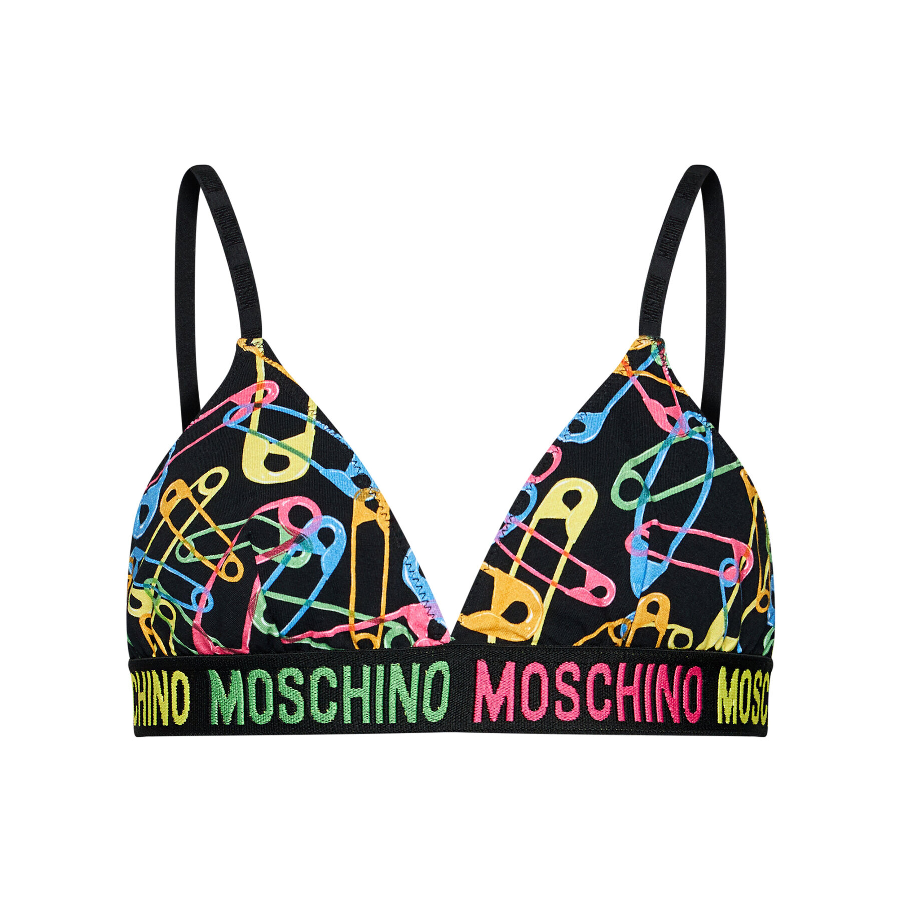 MOSCHINO Underwear & Swim Podprsenka Bralette 46 219 013 Černá - Pepit.cz