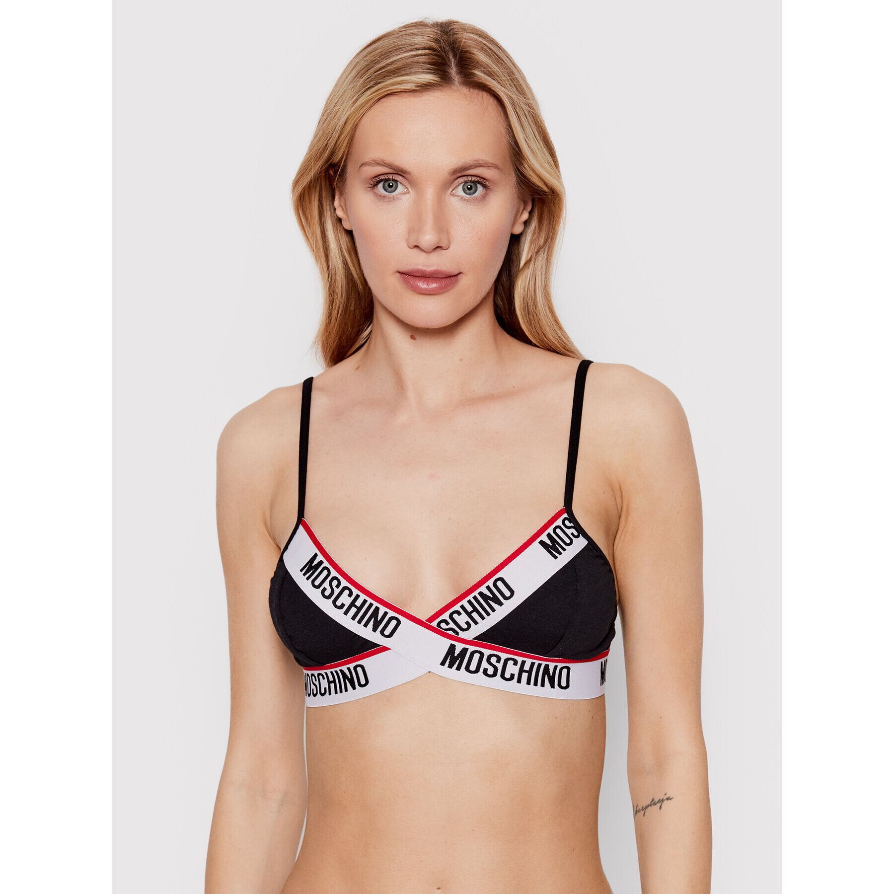 MOSCHINO Underwear & Swim Podprsenka Bralette 4611 9003 Černá - Pepit.cz