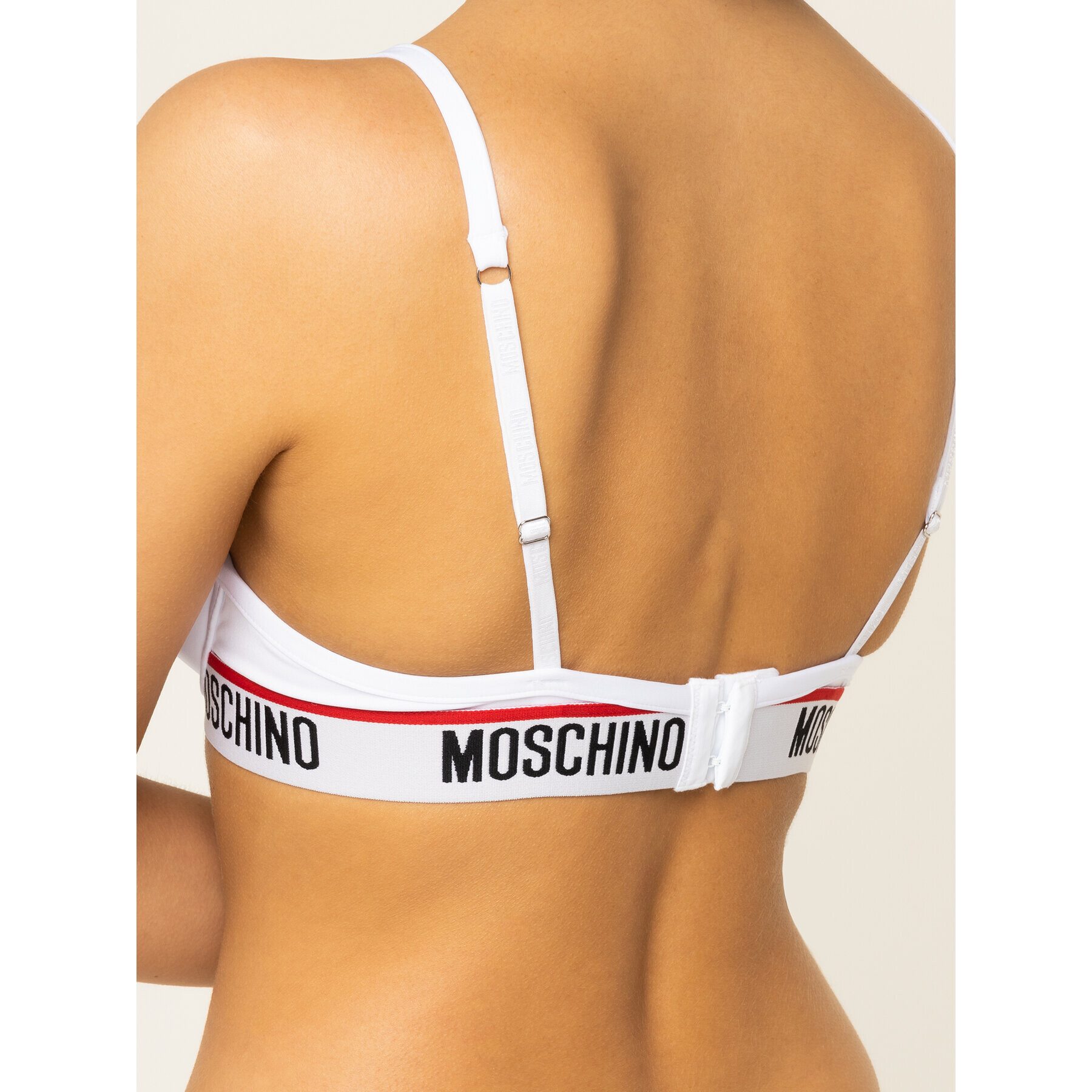 MOSCHINO Underwear & Swim Podprsenka Push-up A4613 9014 Bílá - Pepit.cz