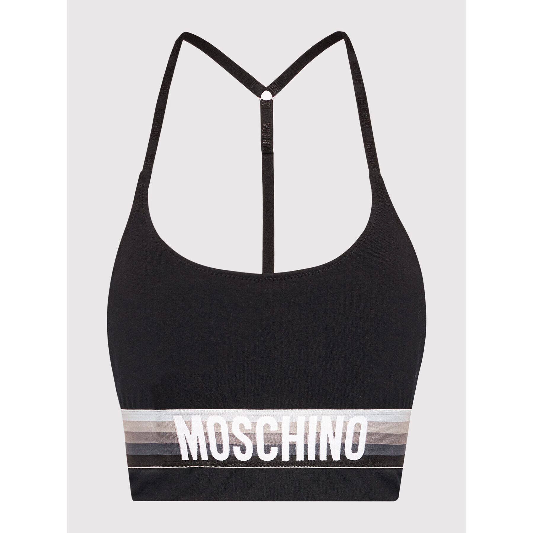 MOSCHINO Underwear & Swim Podprsenkový top 6804 9003 Černá - Pepit.cz