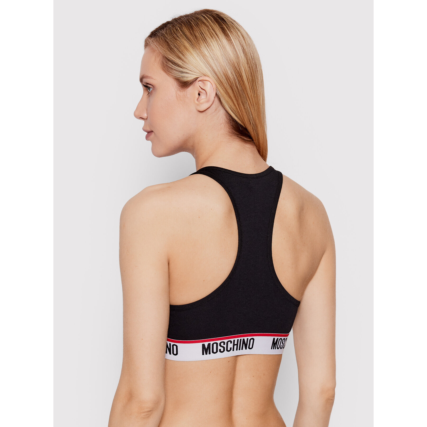 MOSCHINO Underwear & Swim Podprsenkový top 6809 9003 Černá - Pepit.cz